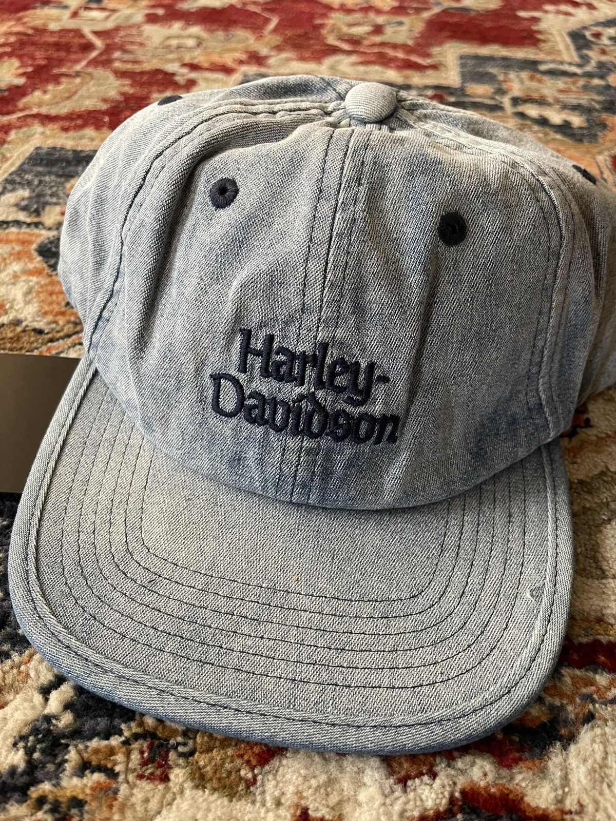 Harley Davidson Harley Davidson Denim Hat Snapback Size ONE SIZE - 1 Thumbnail