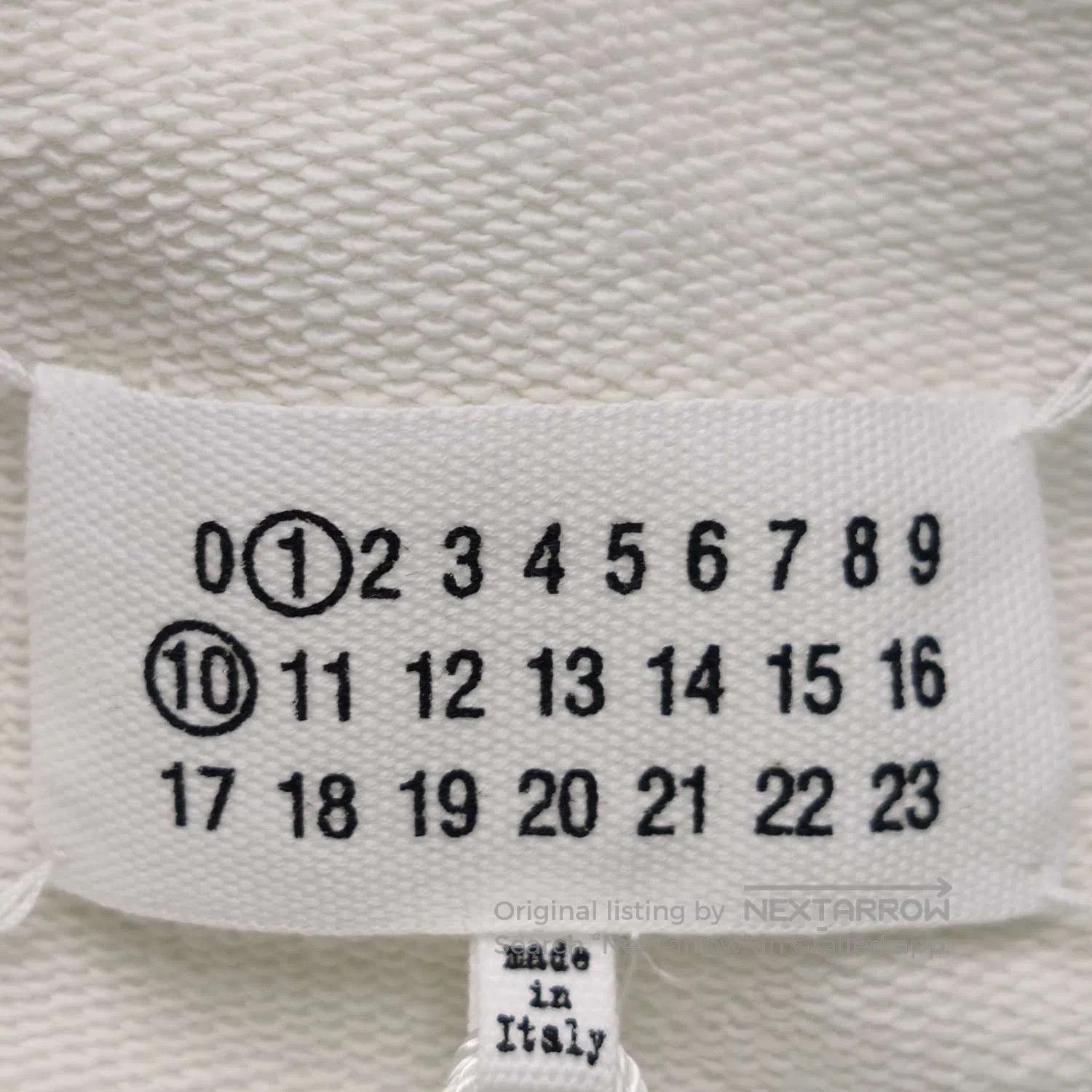 Maison Margiela Maison Margiela Cotton Logo Embroidered Crewneck Sweatshirt Size US L / EU 52-54 / 3 - 7 Thumbnail