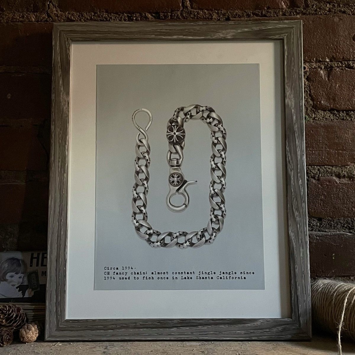 Chrome Hearts Chrome Hearts Circa 1994 Fancy Chain Poster Size ONE SIZE - 2 Thumbnail
