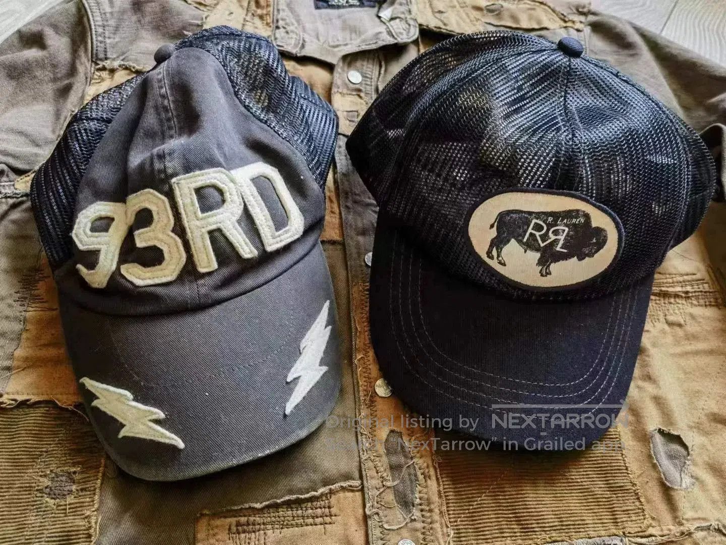 RRL Ralph Lauren RRL 93RD Tracker Vintage Baseball Cap. Size ONE SIZE - 5 Thumbnail