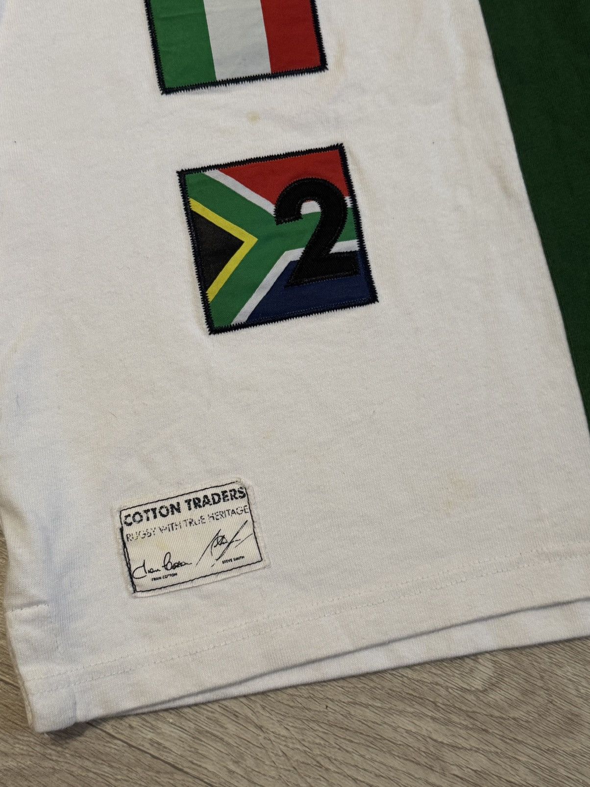 Vintage 🔷Vintage Cotton Traders 10 World Nations Teams Rugby Shirt🔷 Size US M / EU 48-50 / 2 - 2 Thumbnail