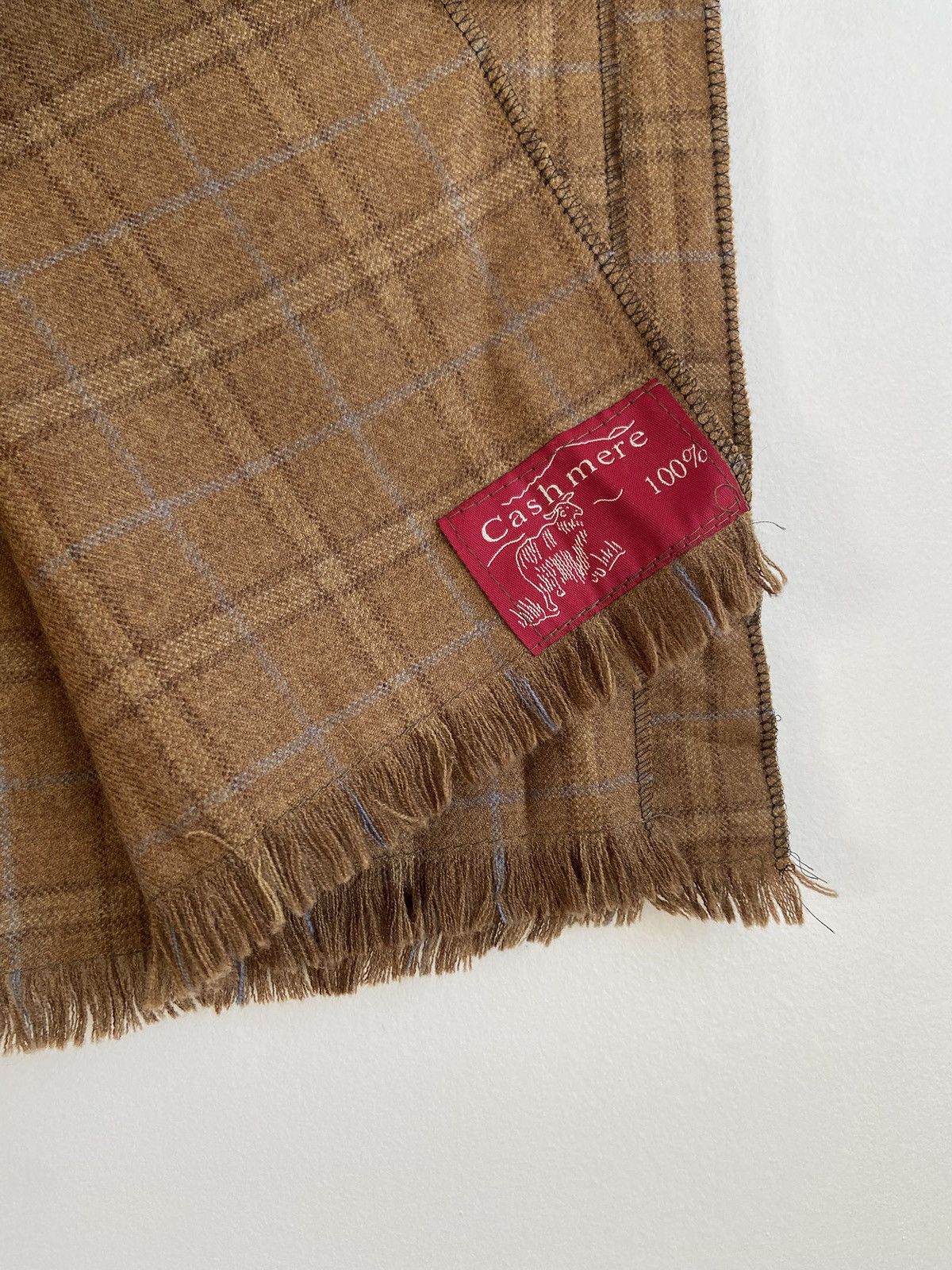Vintage Vintage cashmere scarf Size ONE SIZE - 8 Thumbnail