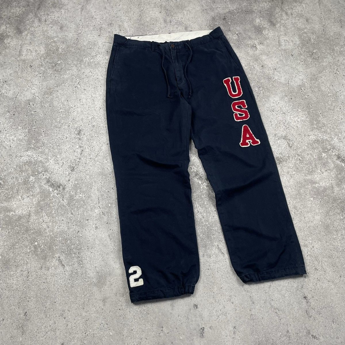 Polo Ralph Lauren Vintage Polo Ralph Lauren USA Logo Pants Size US 36 / EU 52 - 3 Thumbnail