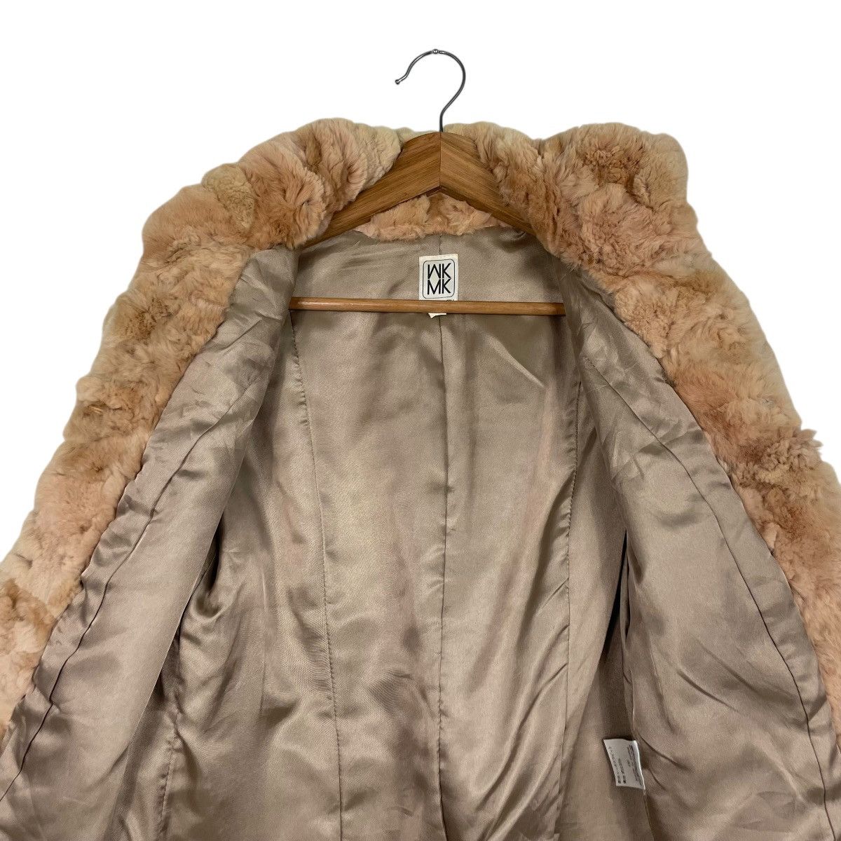 Michel Klein Michel Klein Chunky Brown Rabbit Fur Coat Size S / US 4 / IT 40 - 12 Thumbnail