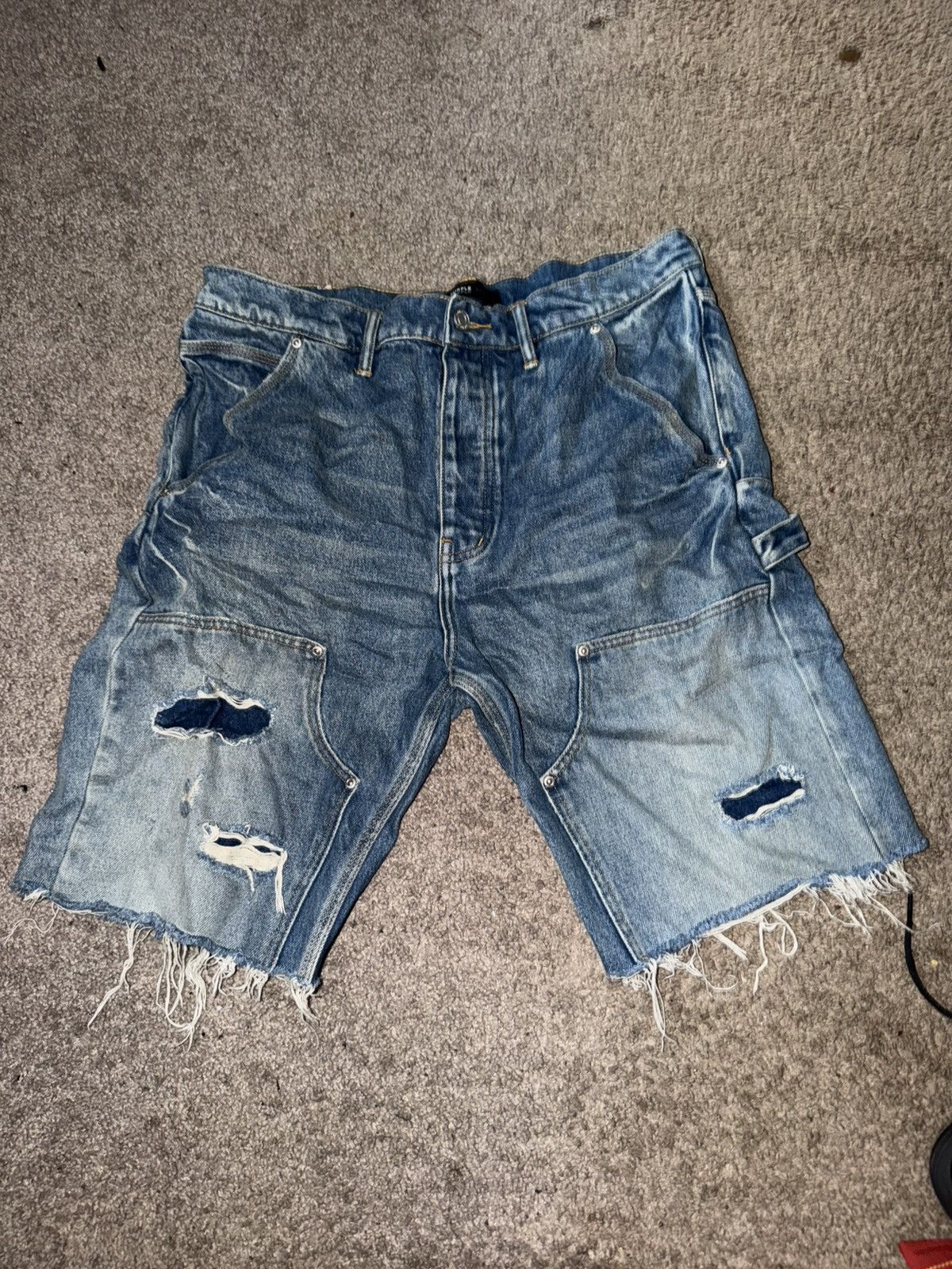Purple Denim purple blue jeans Size US 34 / EU 50 - 1 Thumbnail