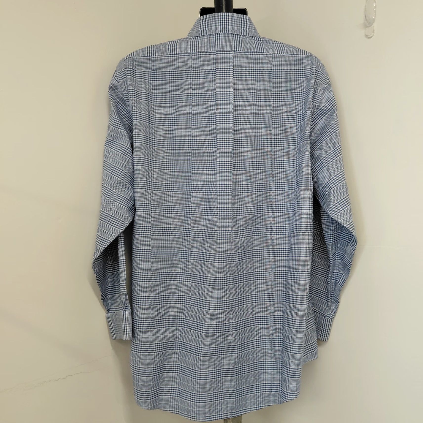 Brooks Brothers VINTAGE Brooks Brothers Madison Shirt Mens 17.5-35 Blue Glen Check Long Sl Oxford Shirt? Size US XXL / EU 58 / 5 - 6 Thumbnail