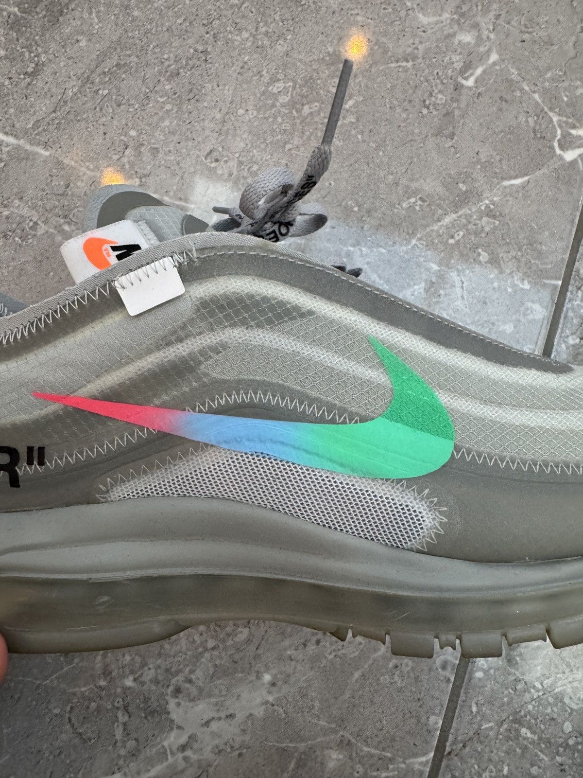 Nike × Off-White Nike Off-White Air Max 97 ‘Menta’ - UK9/US10 Size US 10 / EU 43 - 3 Thumbnail