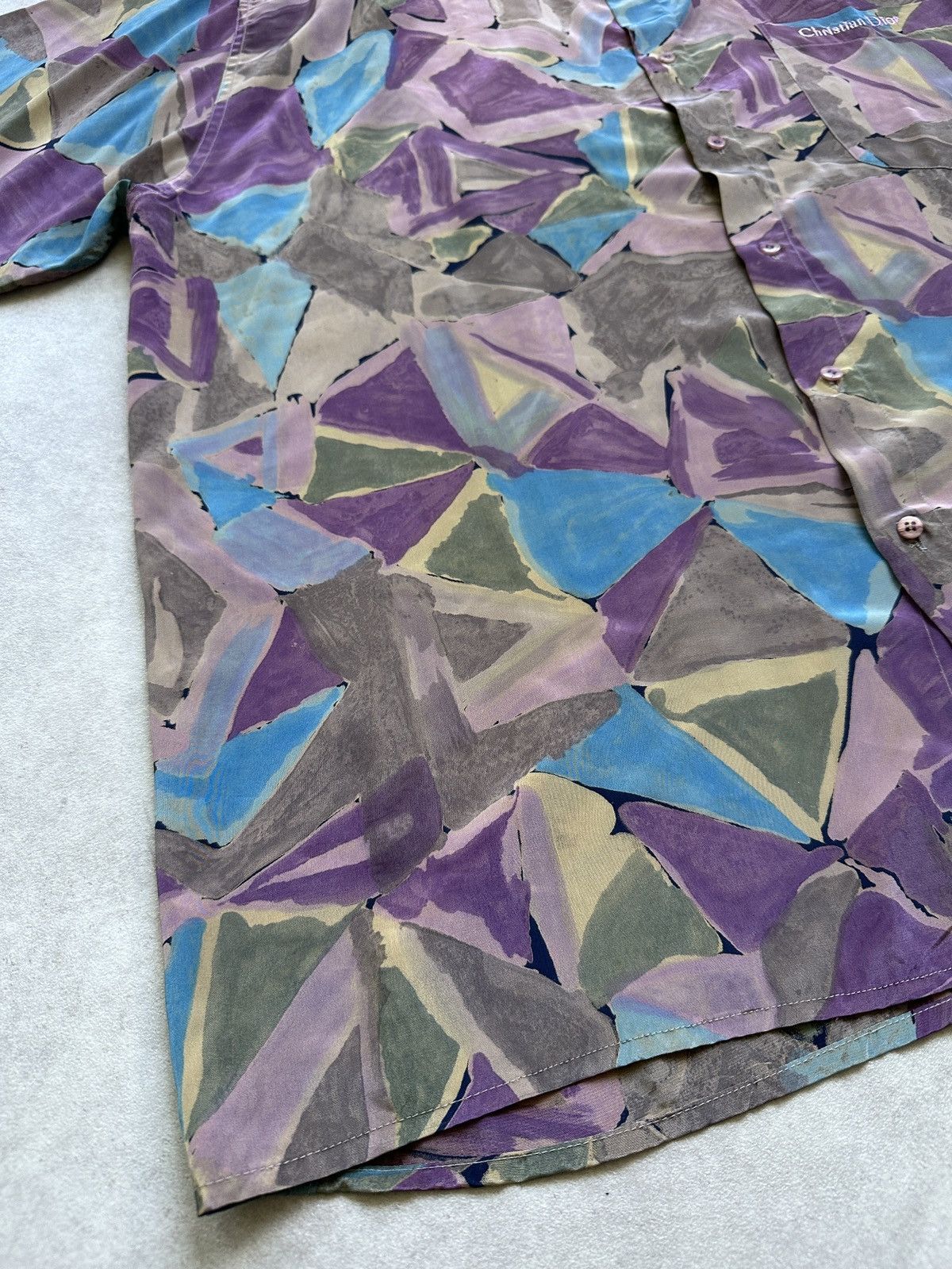 Christian Dior Monsieur Vintage Christian Dior abstract art bootleg shirt Size US XL / EU 56 / 4 - 5 Thumbnail