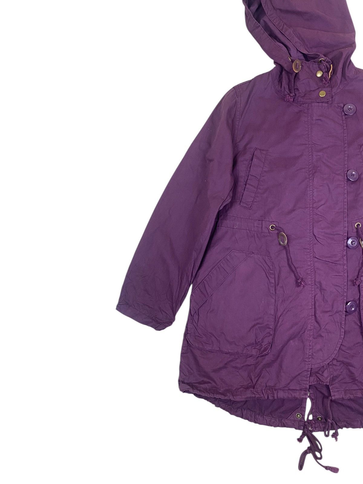 If Six Was Nine × Japanese Brand As Know As De Base Purple Fishtail Parka Sweater Size US M / EU 48-50 / 2 - 2 Thumbnail