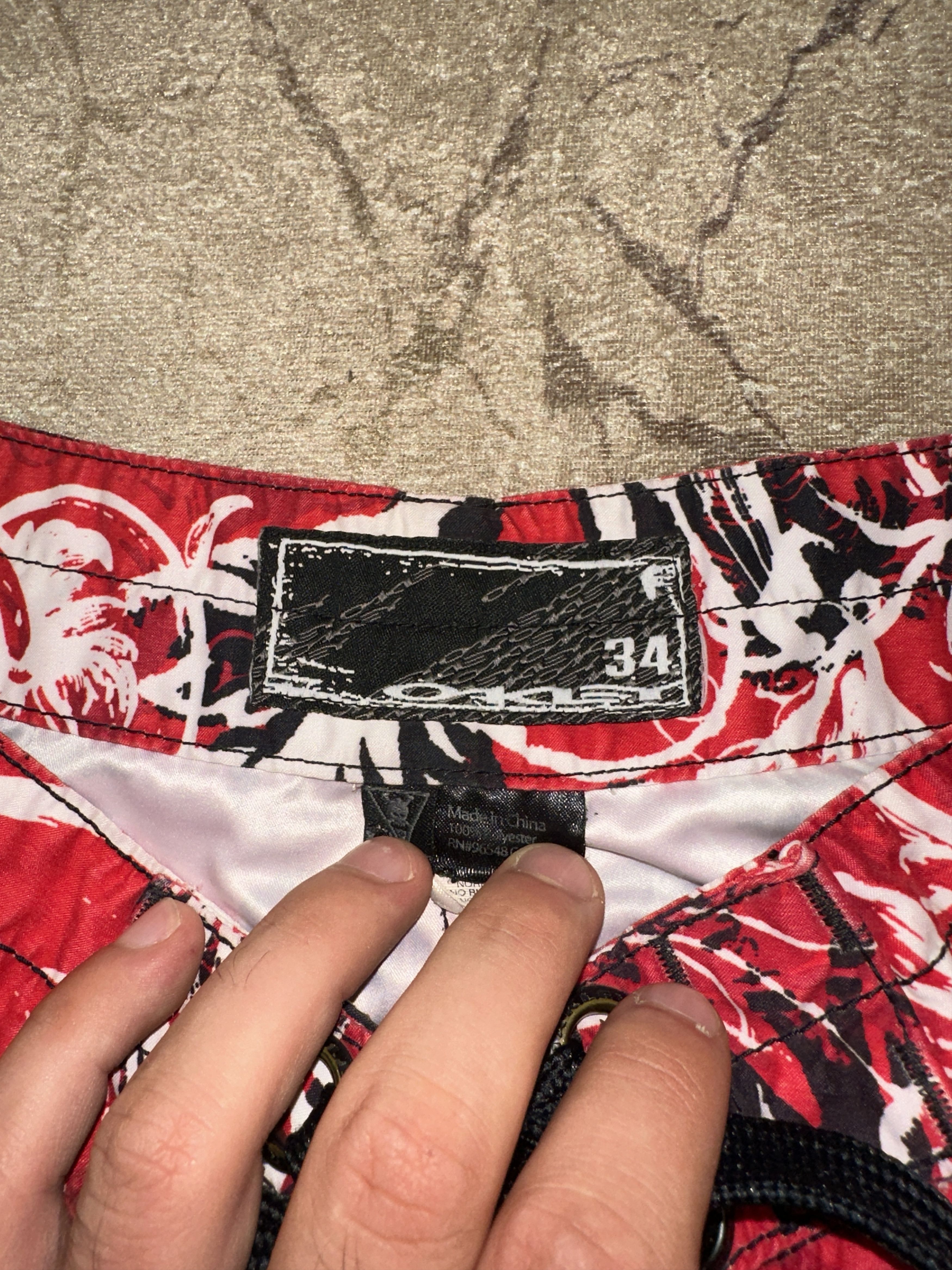 Oakley Y2K Rare Oakley Propeller Long Board Shorts Trunks Size 34 M Size US 34 / EU 50 - 9 Thumbnail