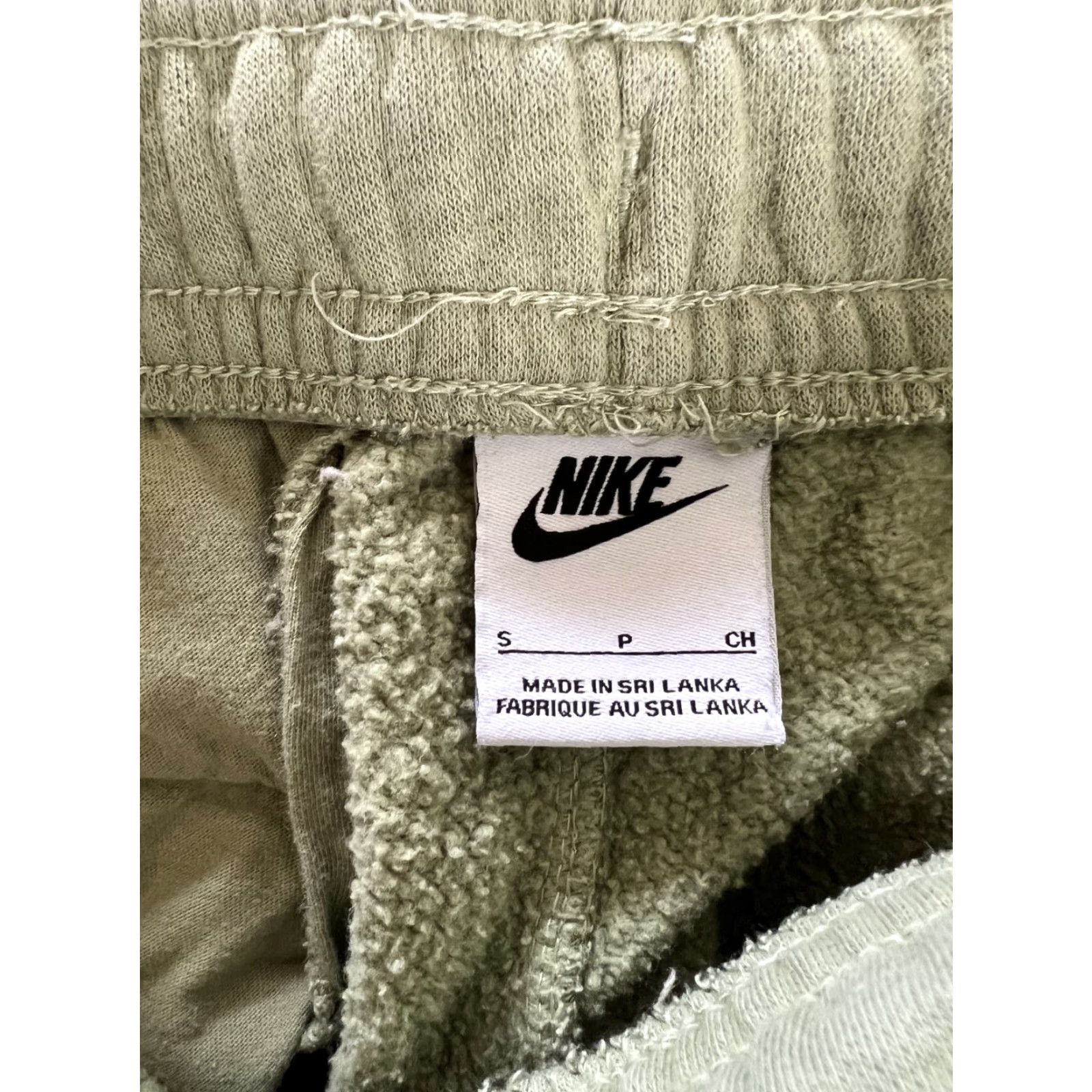 Nike Nike Women's Green Straight Open Hem Club Fleece Pants Size Small Faded Y2K Size 28" / US 6 / IT 42 - 4 Thumbnail