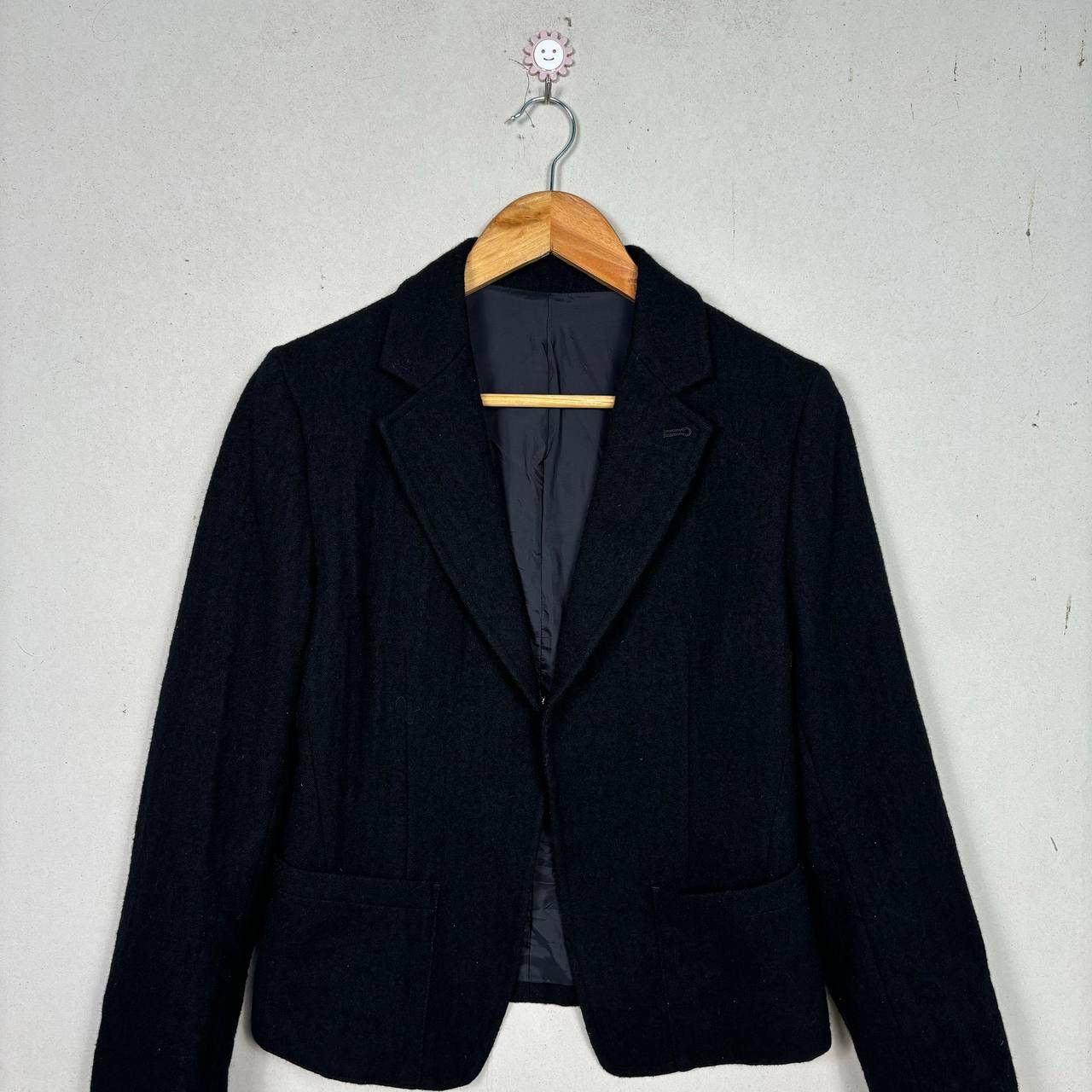 Yohji Yamamoto Y’s Yohji Yamamoto Vintage Black Wool Blazer Jacket Size S / US 4 / IT 40 - 3 Thumbnail