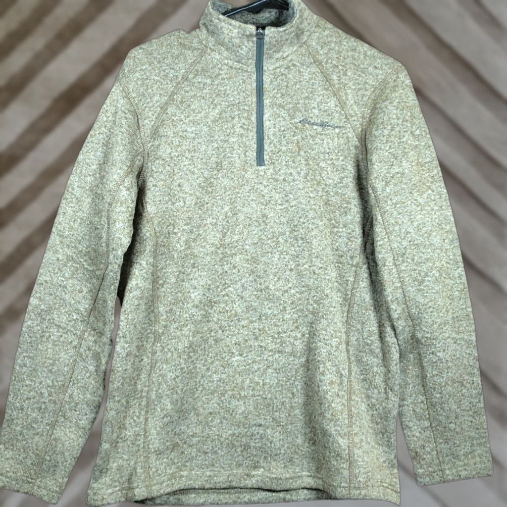 Eddie Bauer Eddie Bauer Sweatshirt Mens Green Fleece 1/4 Zip Long Sleeve Small Regular Size S (V-Neck) Zip Pockets Casual Workwear 80s-90s? Size US S / EU 44-46 / 1 - 1 Thumbnail