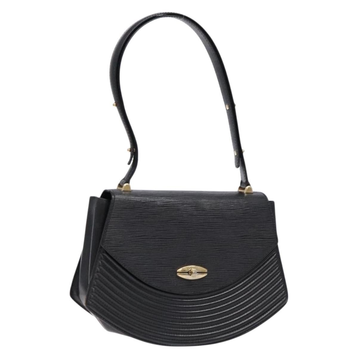Louis Vuitton LOUIS VUITTON Epi Tilsitt Shoulder Bag Black M52482 Size ONE SIZE - 1 Thumbnail