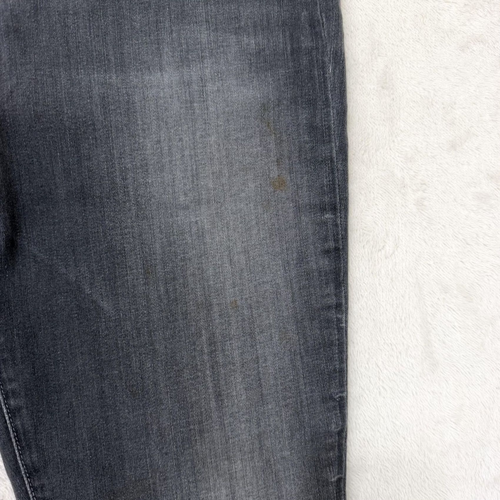 Frank & Eileen Frank & Eileen Sligo Jeans Womens 30 Gray Mid Rise Skinny Stretch Denim Raw Hem Pants Skinny Jeans 5-Pocket Womens Size 30" / US 8 / IT 44 - 3 Thumbnail