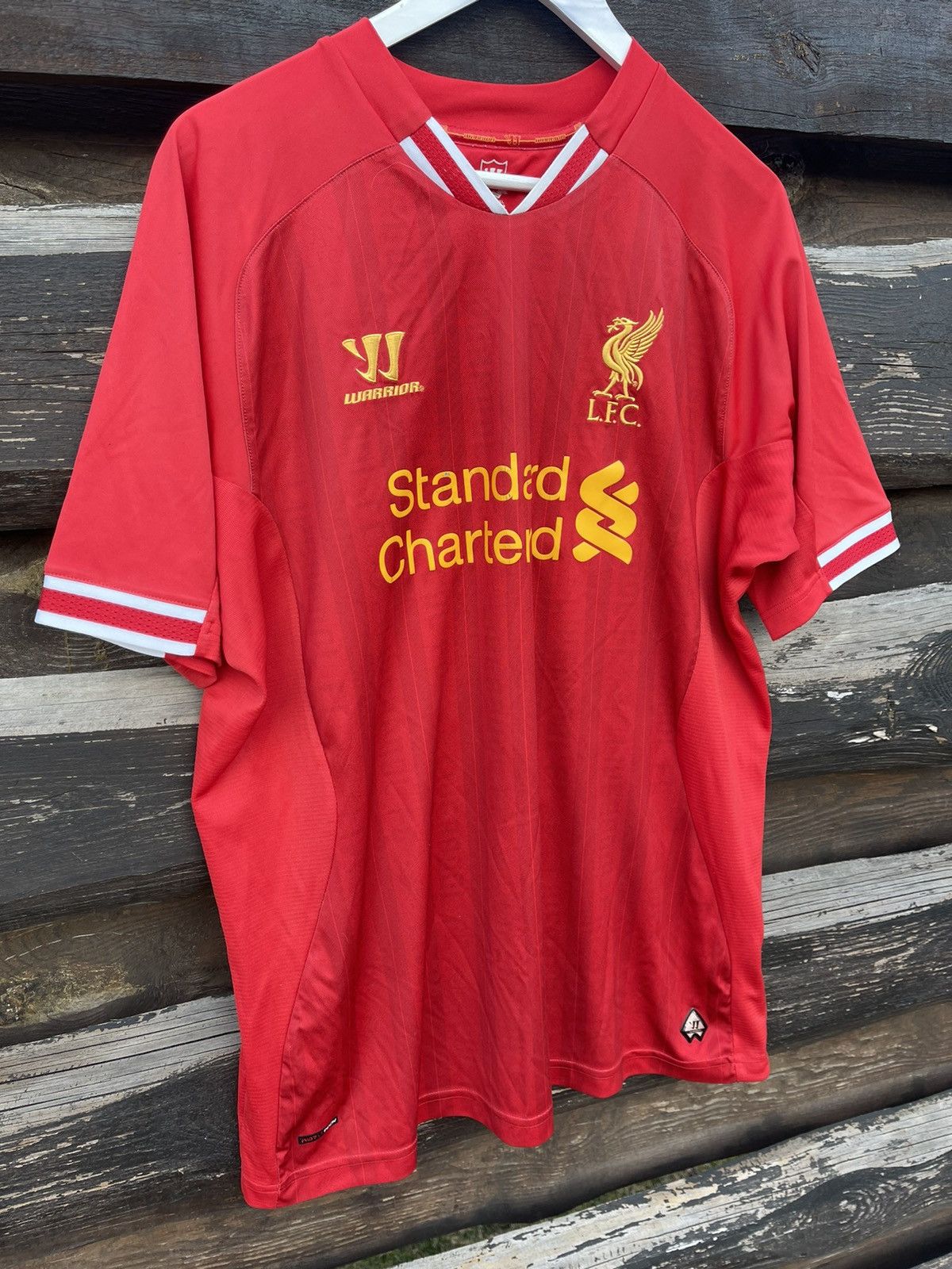 Warrior 2013 Warrior Liverpool red soccer jersey Size US XL / EU 56 / 4 - 3 Thumbnail