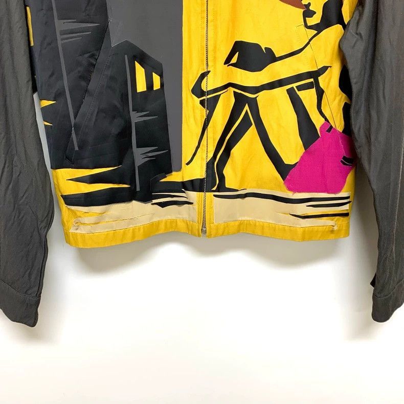 Prada Prada Jacket with Artistic Design in Yellow-2506 Size XS / US 0-2 / IT 36-38 - 6 Thumbnail