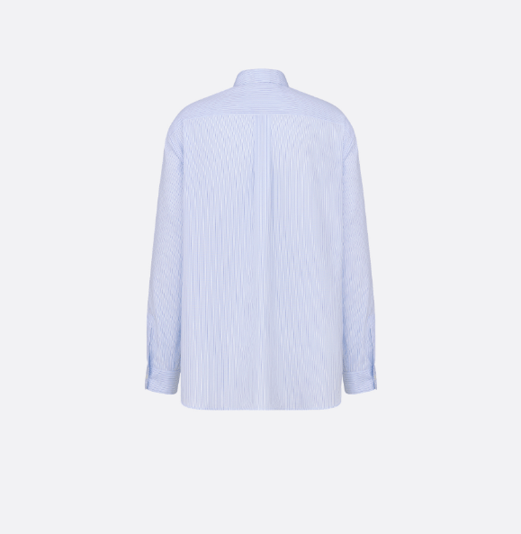 Dior o1w1db10625 Christian Dior Embroidery Shirt in Light Blue Size US L / EU 52-54 / 3 - 2 Thumbnail