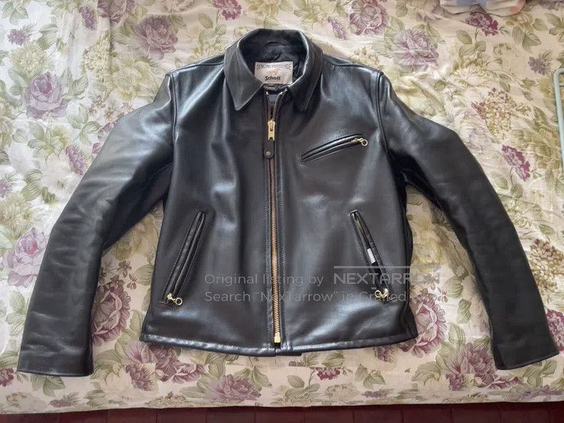 Schott Schott 689H Horseskin Jacket Size US XS / EU 42 / 0 - 1 Thumbnail
