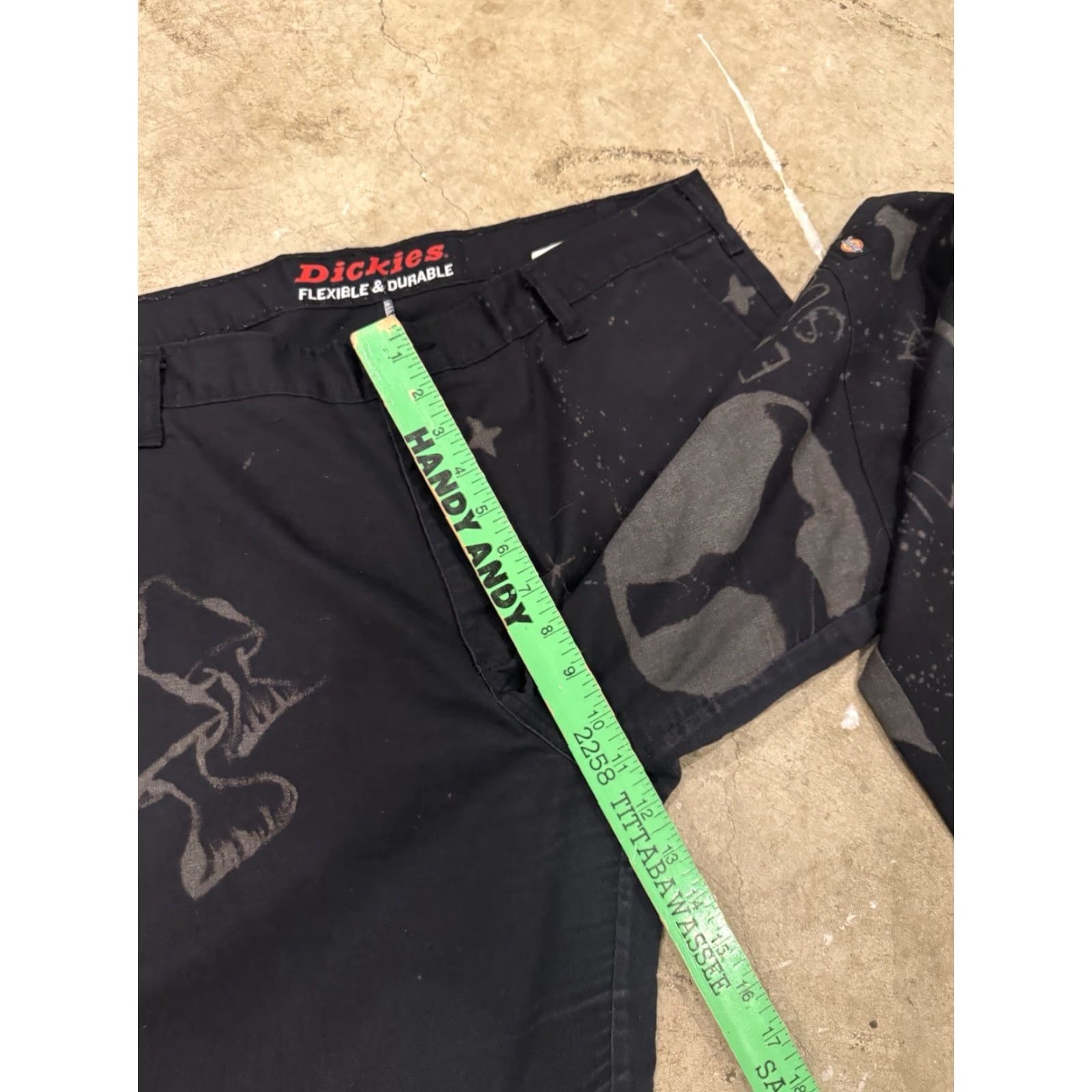 Dickies Dickies Pants Mens 38x30 Black CUSTOMIZED Paint Splatter Size US 38 / EU 54 - 7 Thumbnail