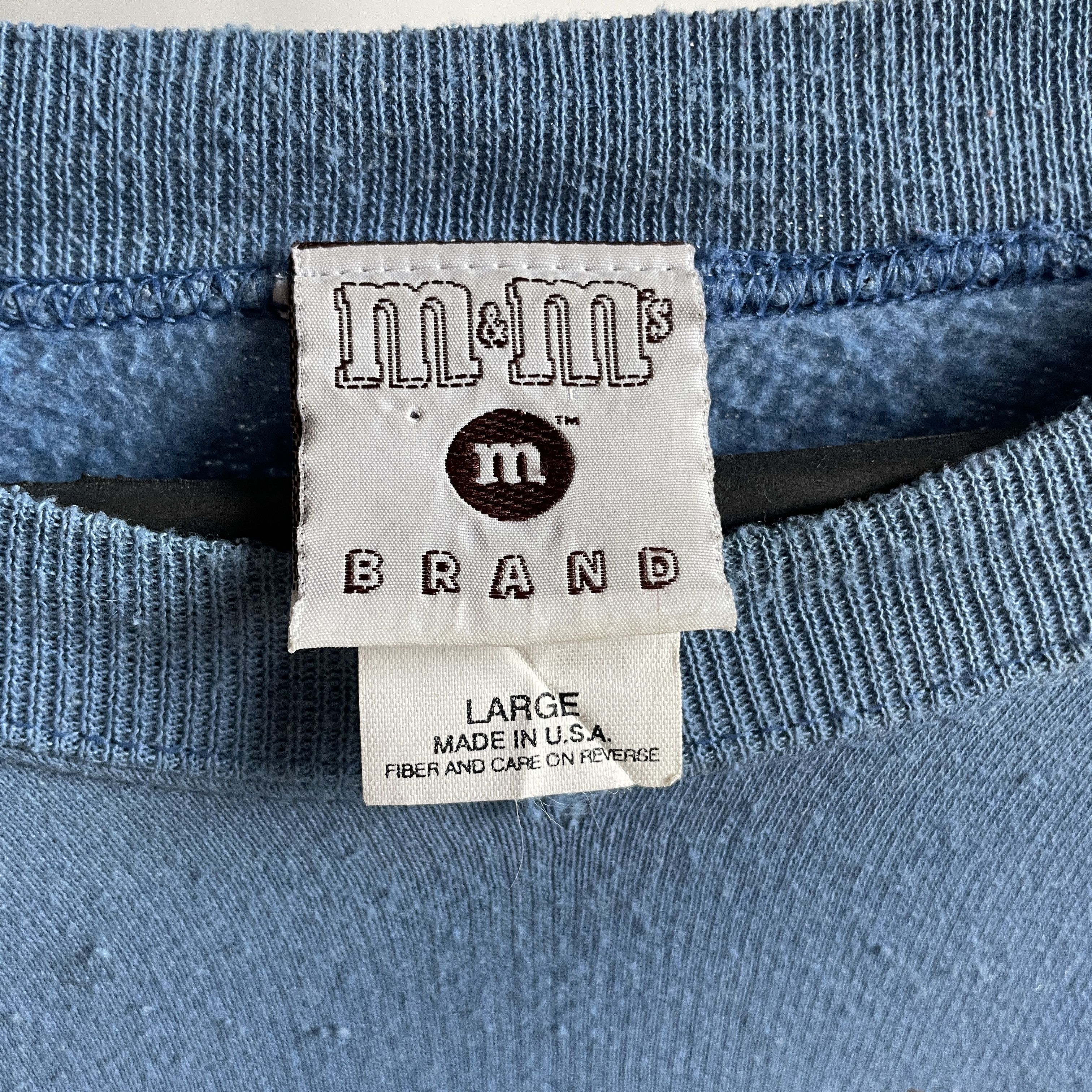 Vintage University of M&M's Vintage 90's Made in USA Sweatshirt Size US L / EU 52-54 / 3 - 10 Thumbnail