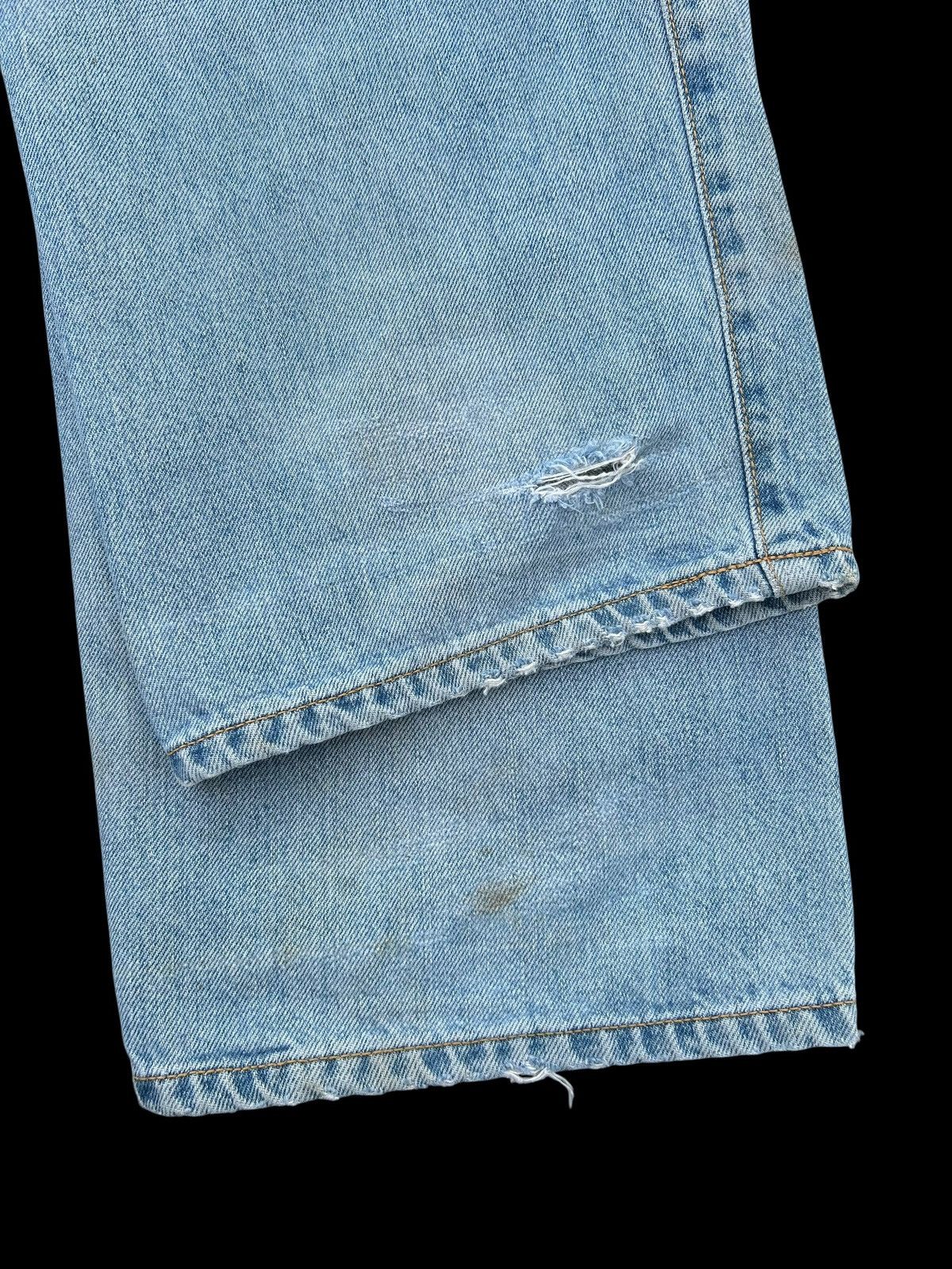 Kapital Vintage Edwin 505X Selvedge Distressed Baggy Denim Jeans Size US 32 / EU 48 - 11 Thumbnail