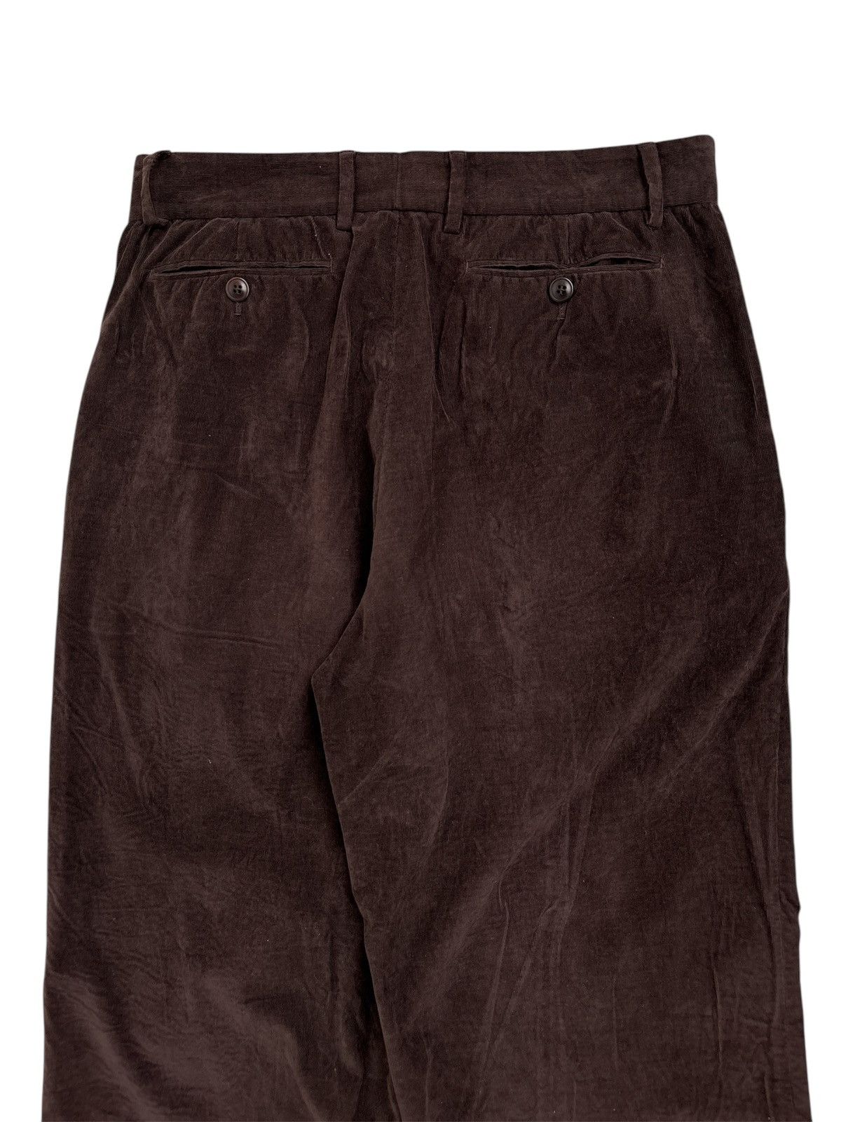 Miu Miu Fall 1999 Wide Leg Corduroy Trousers Size US 30 / EU 46 - 5 Thumbnail