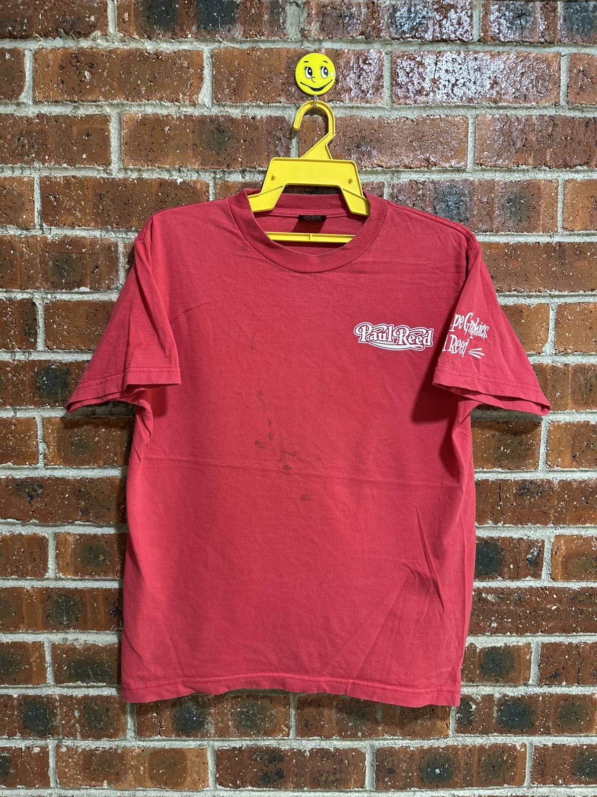 Vintage Vintage Paul Reed Crazy Stripe Graphics Faded Tee Size US M / EU 48-50 / 2 - 2 Thumbnail
