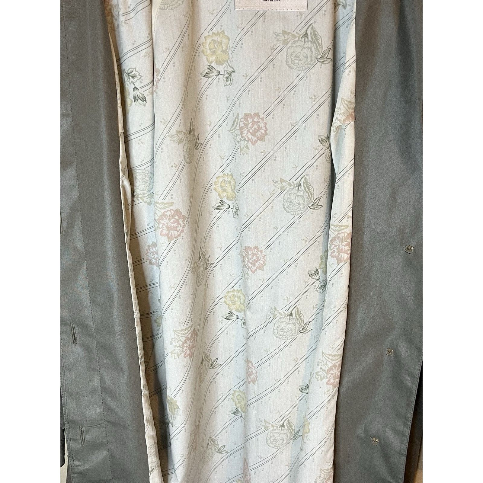 London Fog Vintage London Fog Men’s Large Peacoat Floral Lining Size US L / EU 52-54 / 3 - 6 Thumbnail