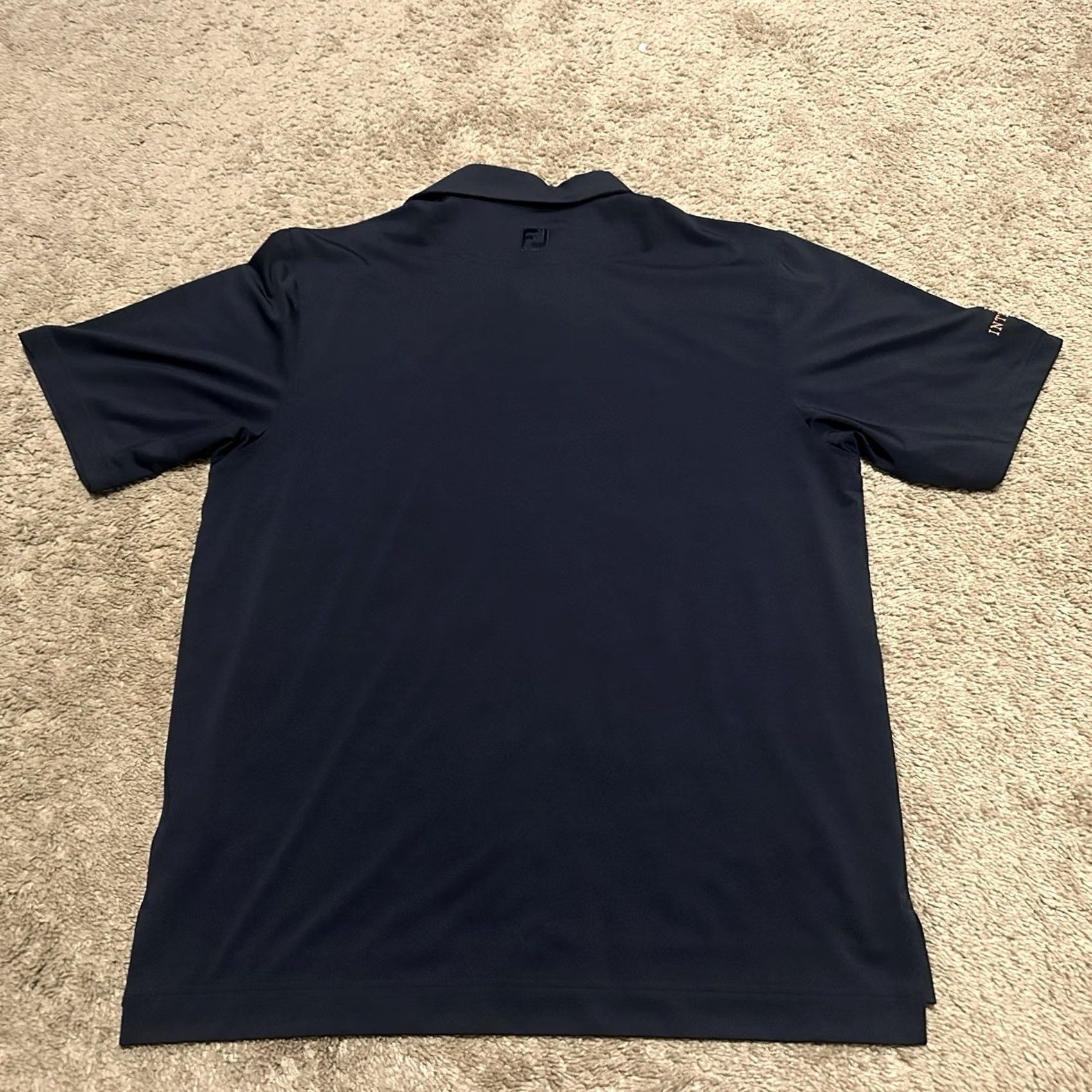 Footjoy Footjoy Golf Polo Shirt Mens Medium Breathable Performance Collared Short Sleeve Blue Logo Embroidered Athletic Golf Shirt Size US M / EU 48-50 / 2 - 5 Thumbnail