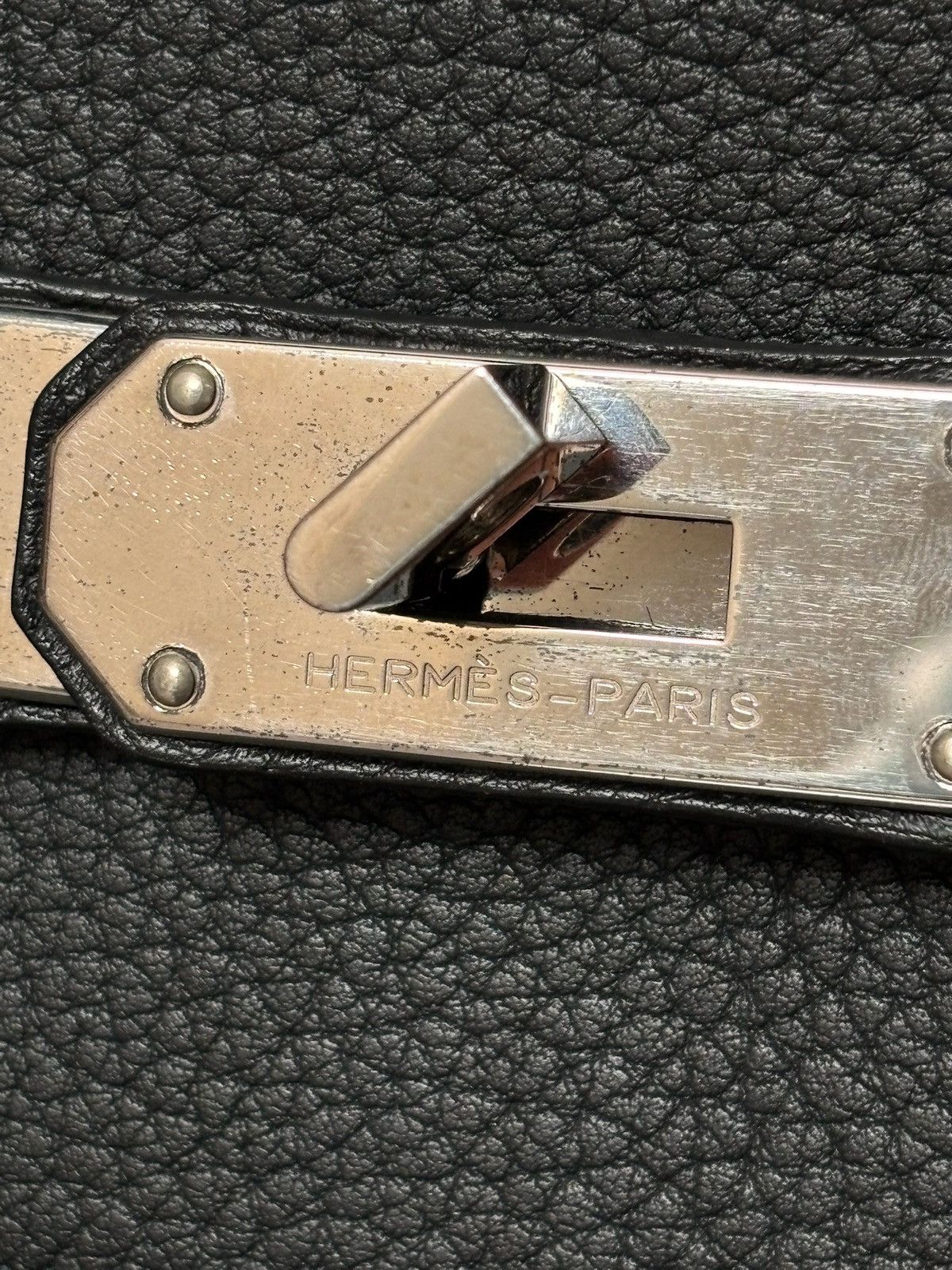 Hermes Hermes RARE HAC 40 Black Palladium Hardware Travel Bag Size ONE SIZE - 9 Thumbnail