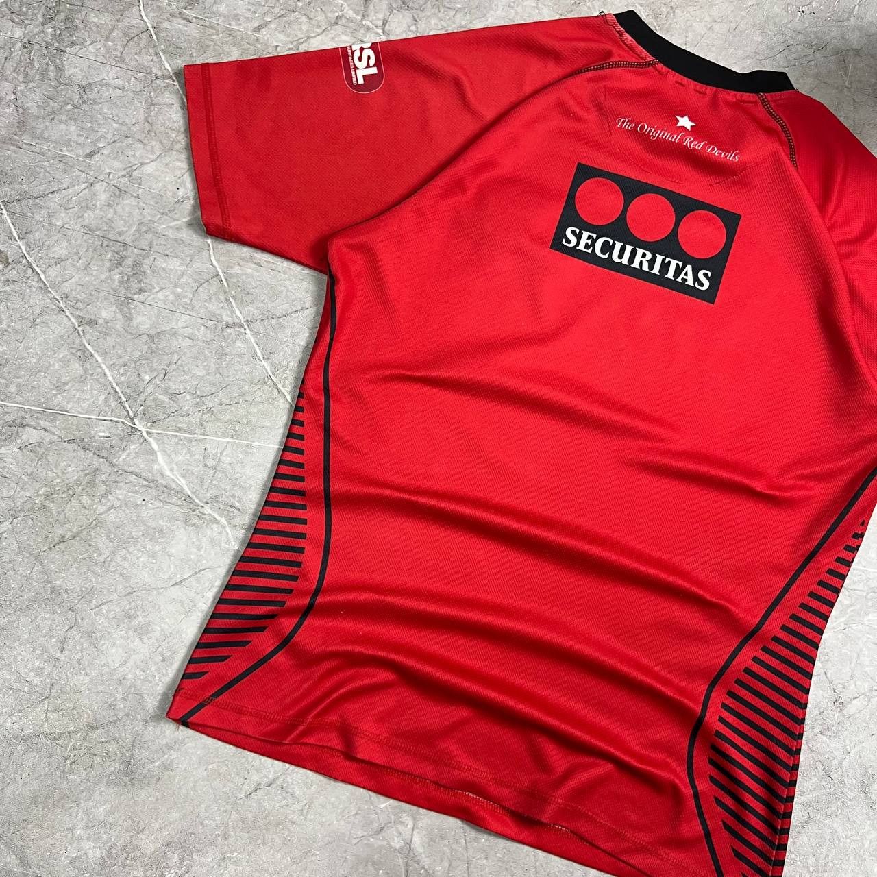 Vintage Salford City Reds Devis 2014 Super League T-Shirt Kooga Size US L / EU 52-54 / 3 - 10 Thumbnail