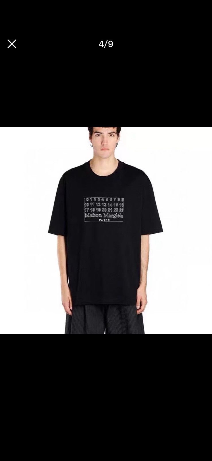 Maison Margiela Maison Margiela number tee Size US L / EU 52-54 / 3 - 4 Thumbnail