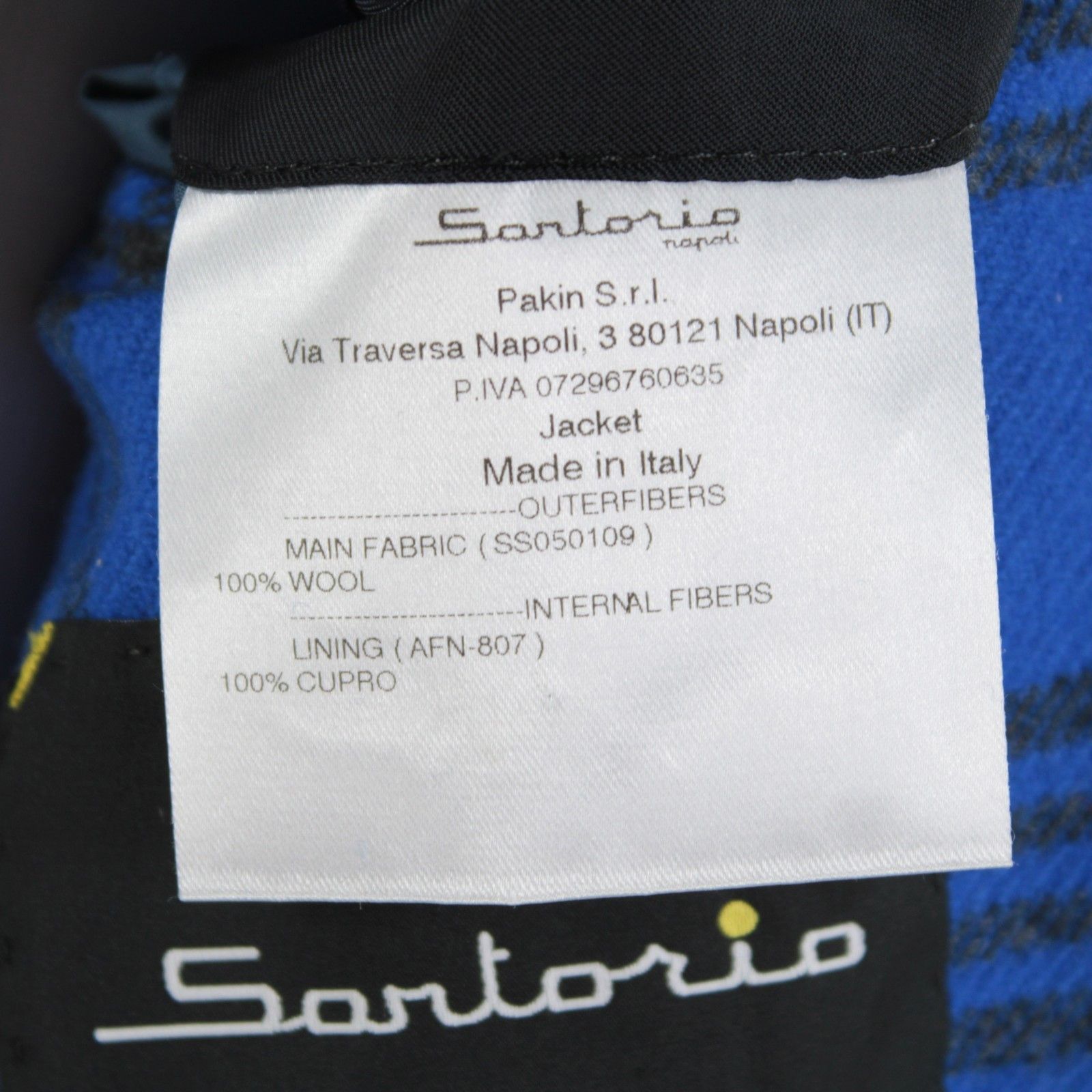 SARTORIO Sartorio Sport Coat Size 42 Regular US in Blue Size 42R - 9 Thumbnail