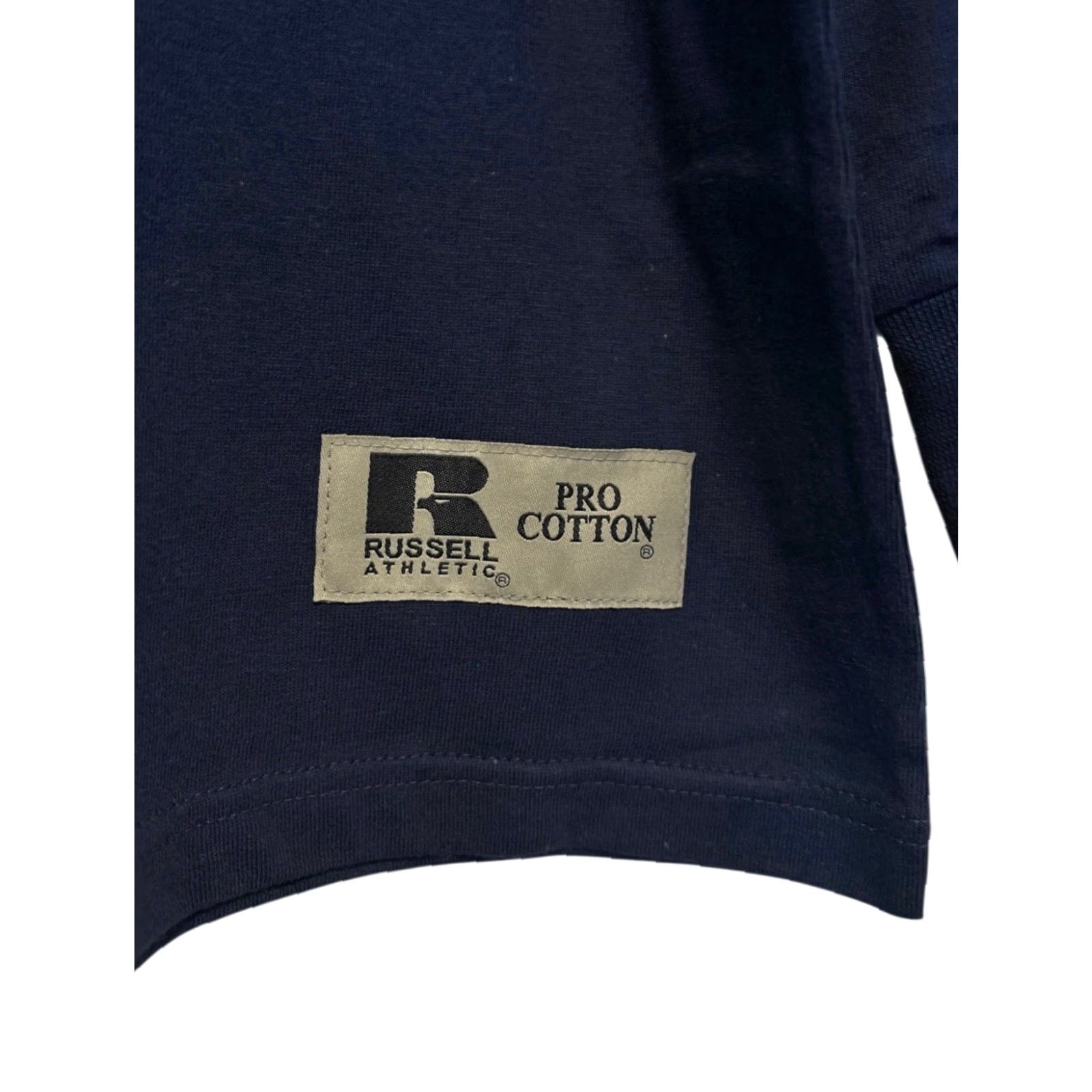 Russell Athletic VINTAGE Russell Athletic Pro Cotton Mock Neck Shirt Mens XL NOS NWT 90s Blue 31" Long 26" Across 26" Sleeves"} Size US XL / EU 56 / 4 - 6 Thumbnail