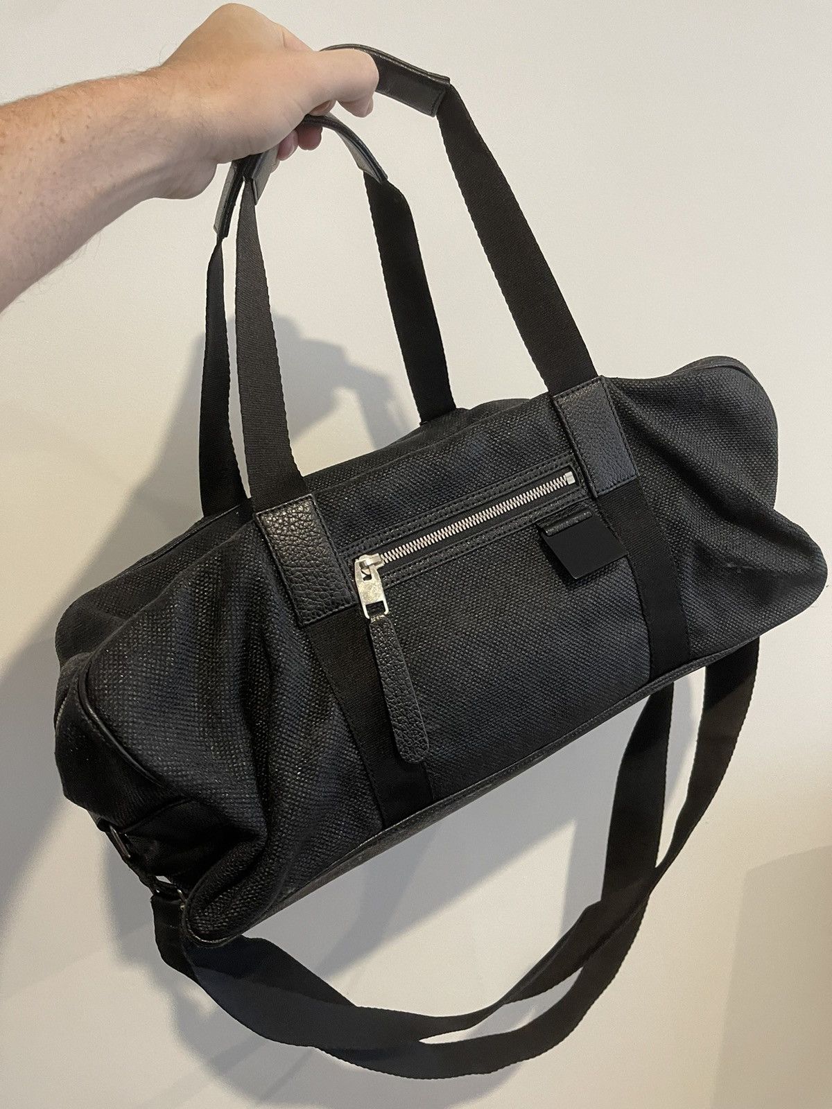 Dior Homme 2007 Duffel Duffle Bag By Hedi Slimane Deville in Black, Men's