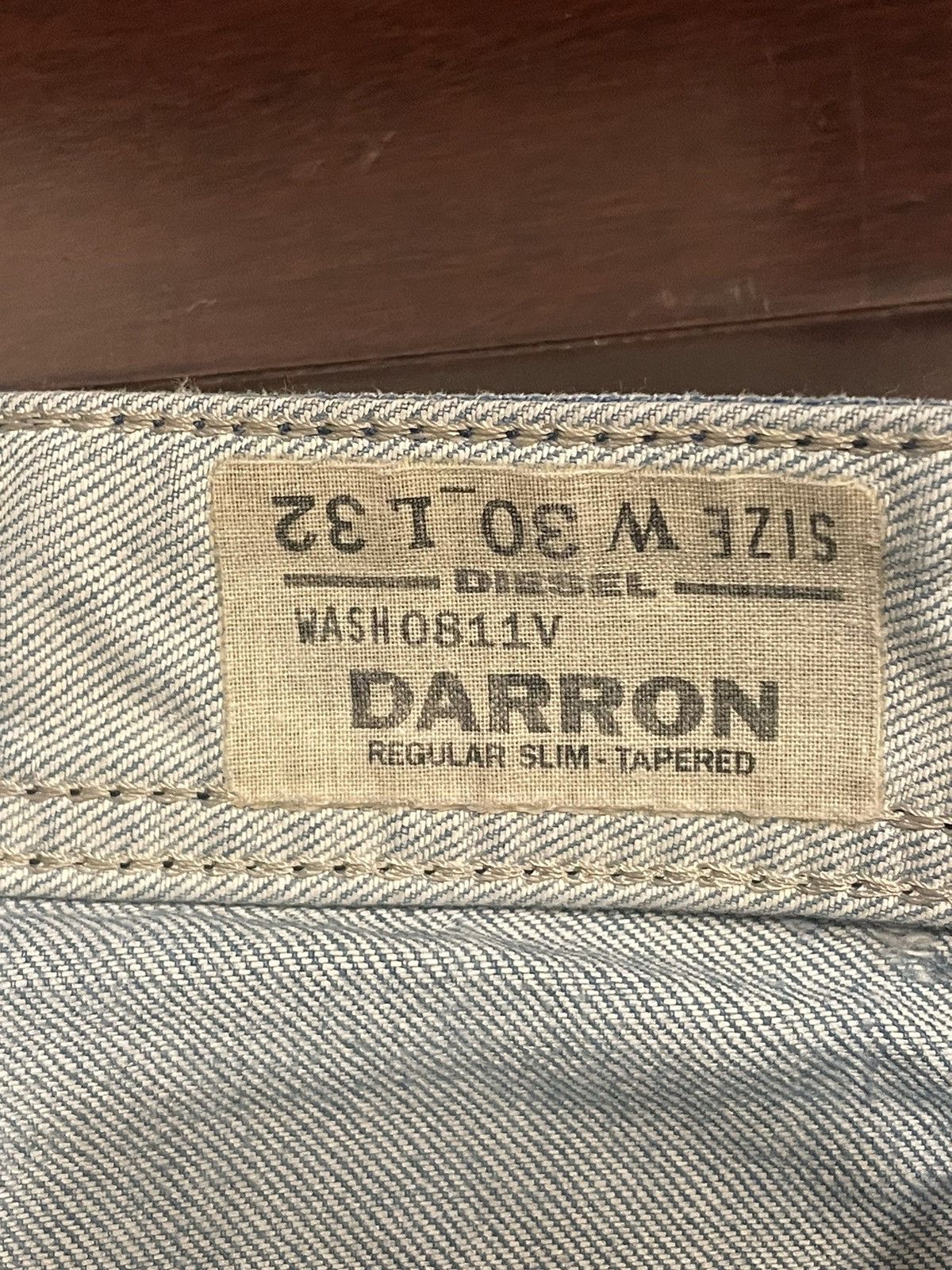 Diesel × Vintage Diesel “Darron” Slim Tapered Jeans Size US 30 / EU 46 - 6 Thumbnail