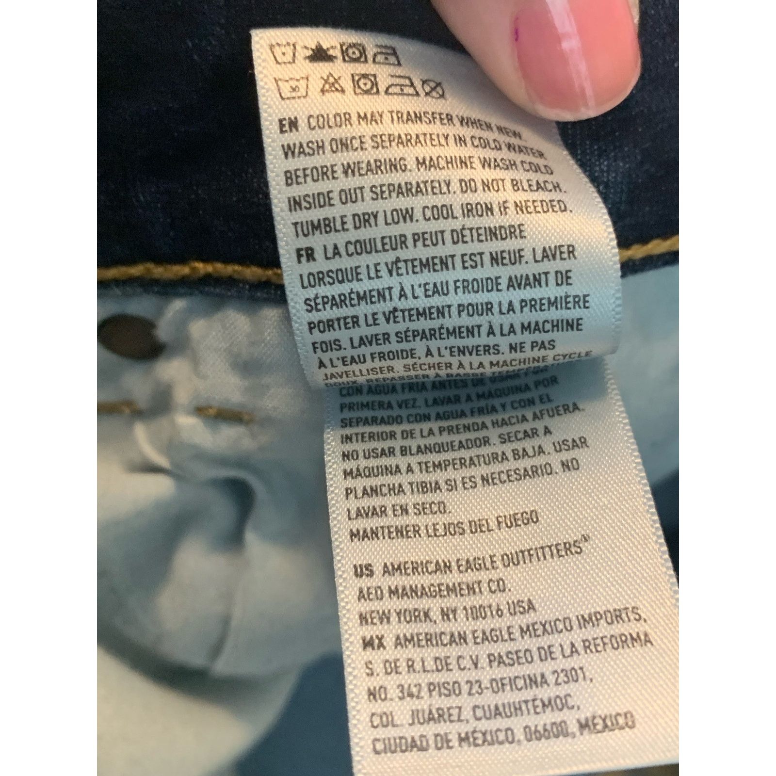 American Eagle Outfitters American Eagle next level stretch Blue Jeans Size 6 Size 28" / US 6 / IT 42 - 5 Thumbnail