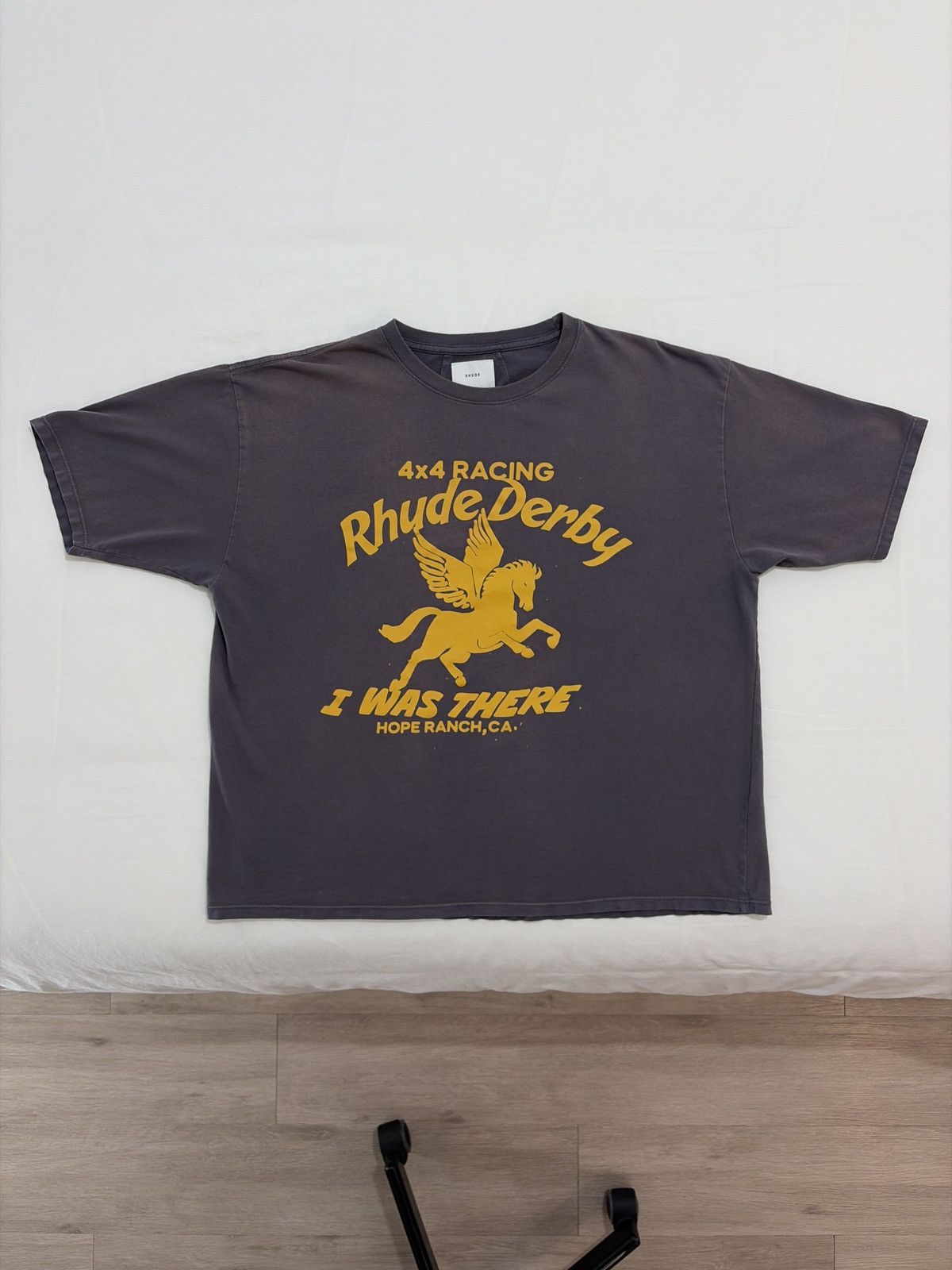 Rhude Rhude 4x4 Racing Derby Hope Ranch Pegasus Tee Size US L / EU 52-54 / 3 - 1 Thumbnail