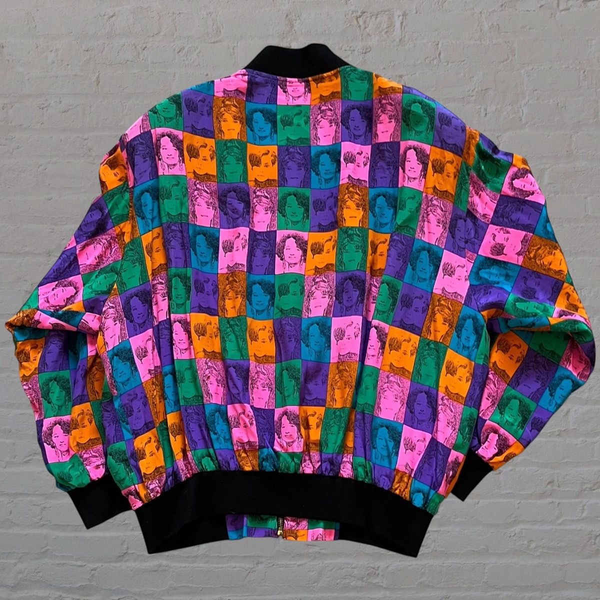 Other VINTAGE 80’s SPENSER JERMEY SILK BOMBER JACKET POP ART L Size L / US 10 / IT 46 - 2 Thumbnail