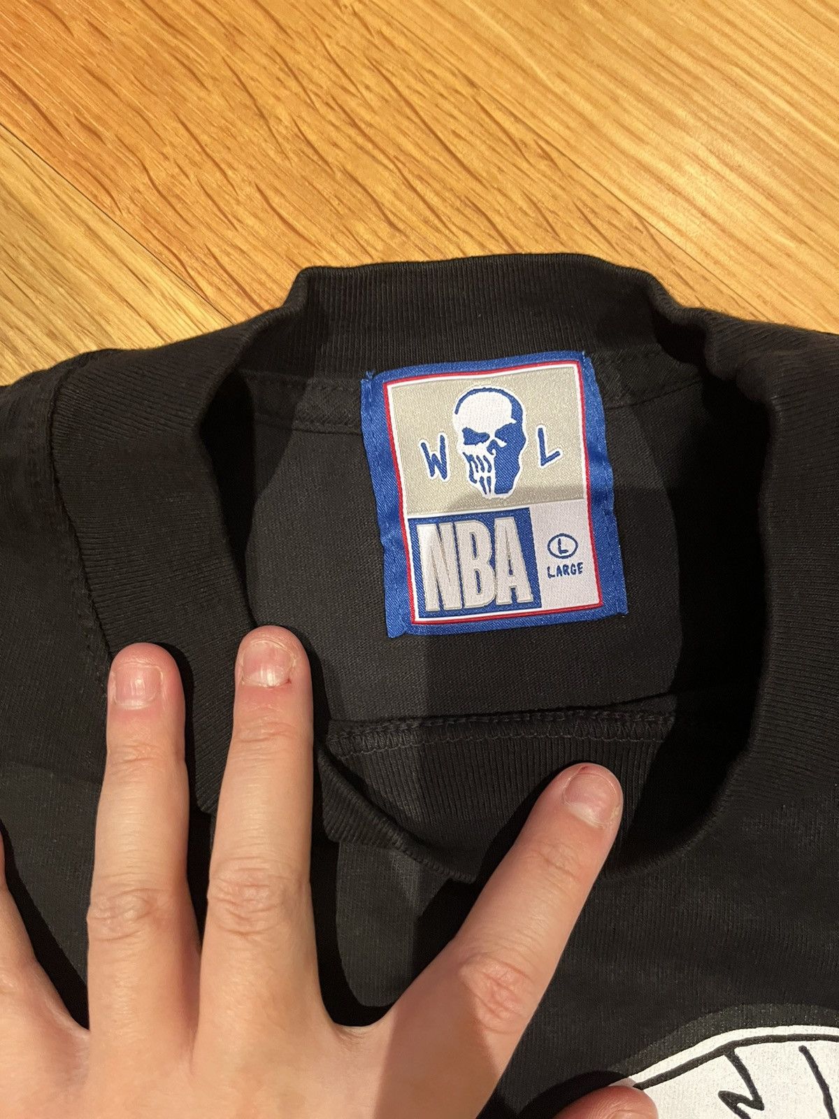 Warren Lotas Warren Lotas x NBA Miami Elite Heat Black Tee Size US L / EU 52-54 / 3 - 3 Thumbnail