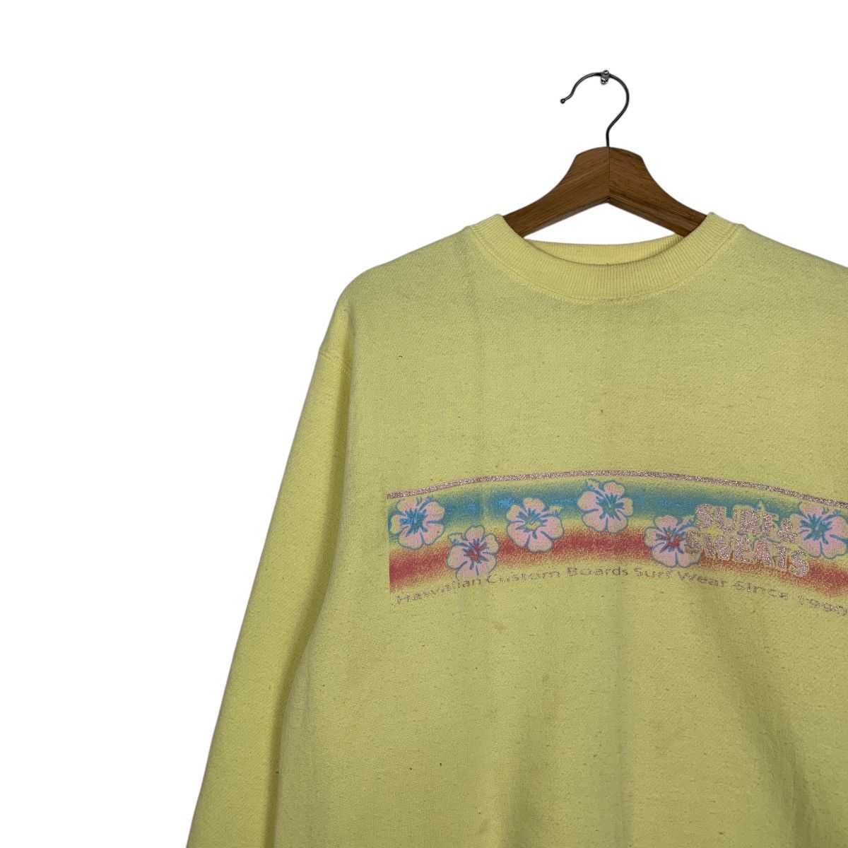 Japanese Brand Surf & Sweats Yellow Sweatshirt Size US L / EU 52-54 / 3 - 6 Thumbnail