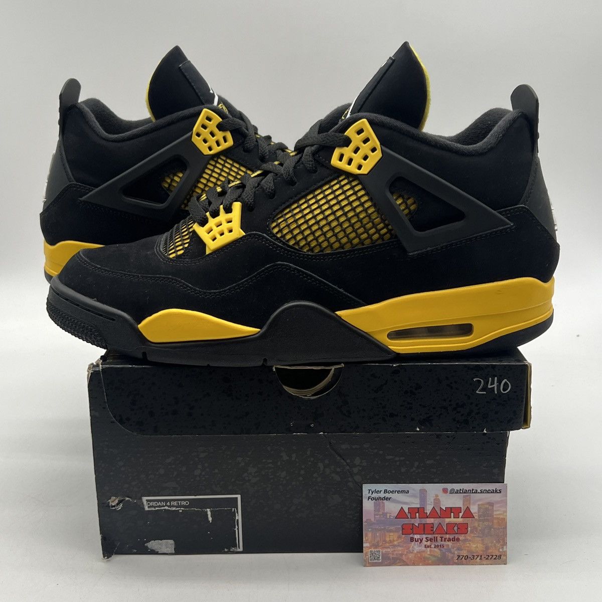 Jordan Brand Air Jordan 4 Thunder Size US 13 / EU 46 - 1 Thumbnail