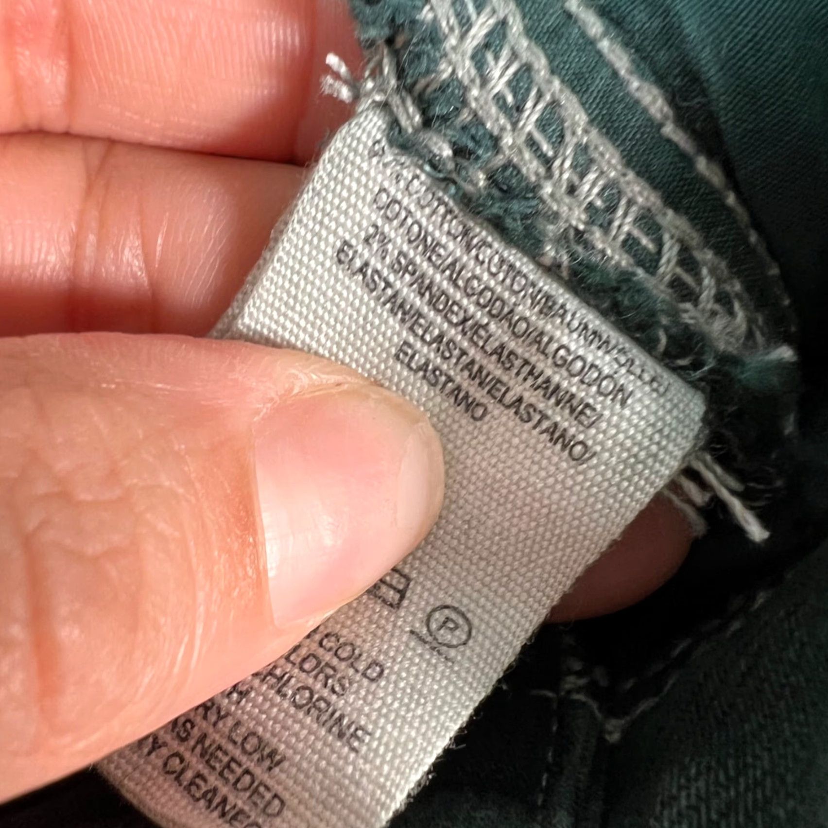 Free People Free People Jeans Womens 27 Green Flare Denim 5-Pocket High Rise Cotton Blend Bohemian Shoes Not Applicable Size 27" / US 4 / IT 40 - 4 Thumbnail
