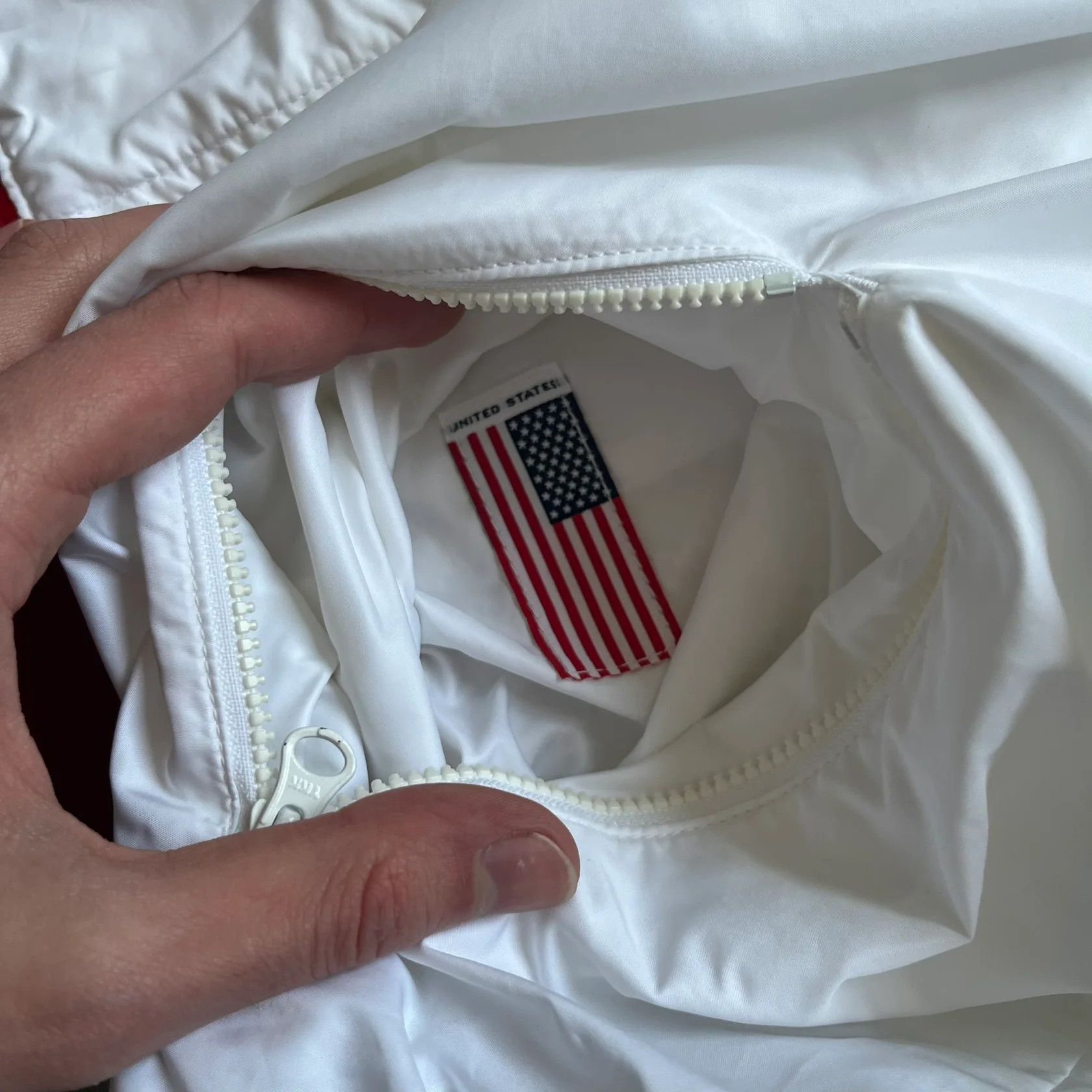 Nike Nike United States Olympics 2008 Split Windbreaker Size US XXL / EU 58 / 5 - 7 Thumbnail