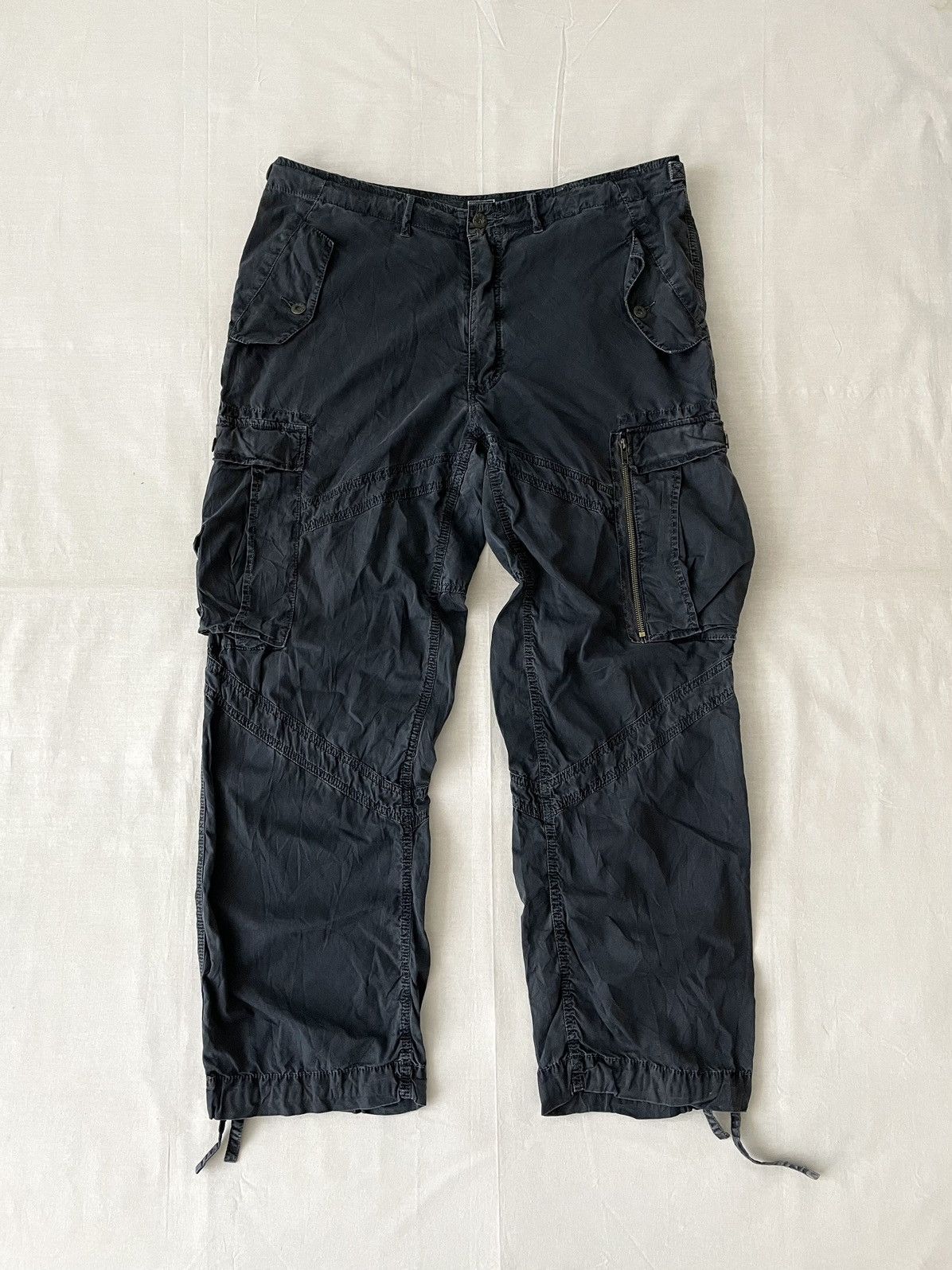 パンツ Polo Ralph Lauren Parachute Cargo Pant 00s Polo Ralph Lauren Parachute Cargo Pants カーキ W30×L30