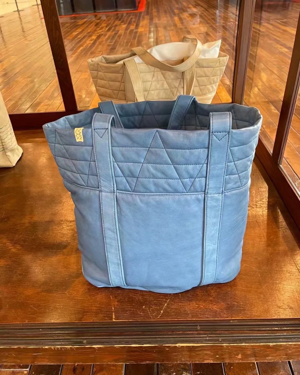 Visvim visvim quilted blue tote bag Size ONE SIZE - 1 Preview