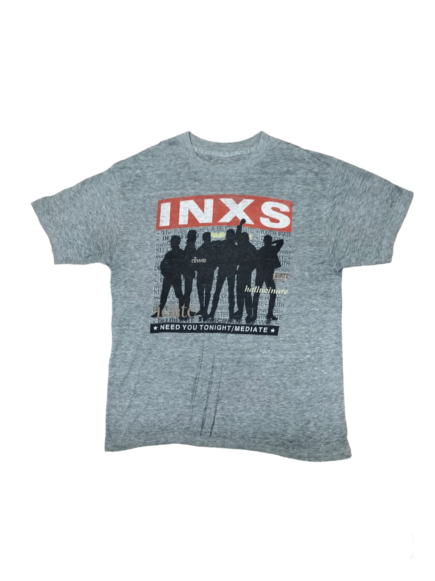 Band Tees Vintage INXS 80's shirt distressed Size US M / EU 48-50 / 2 - 1 Thumbnail