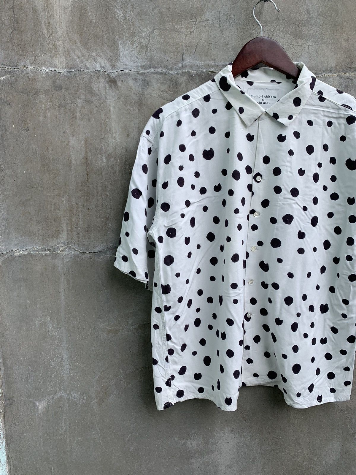 Tsumori Chisato Niko and.. Polka Button Up Shirt Size US M / EU 48-50 / 2 - 2 Thumbnail