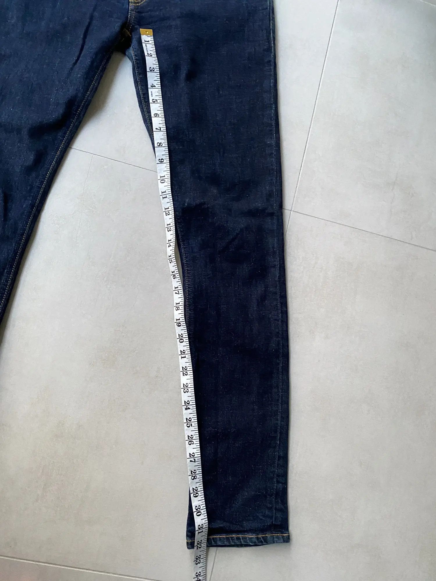 Nudie Jeans Nudie Jeans Tight Lonh John Org Twill Rinsed denim jeans 33 Size US 33 - 5 Thumbnail